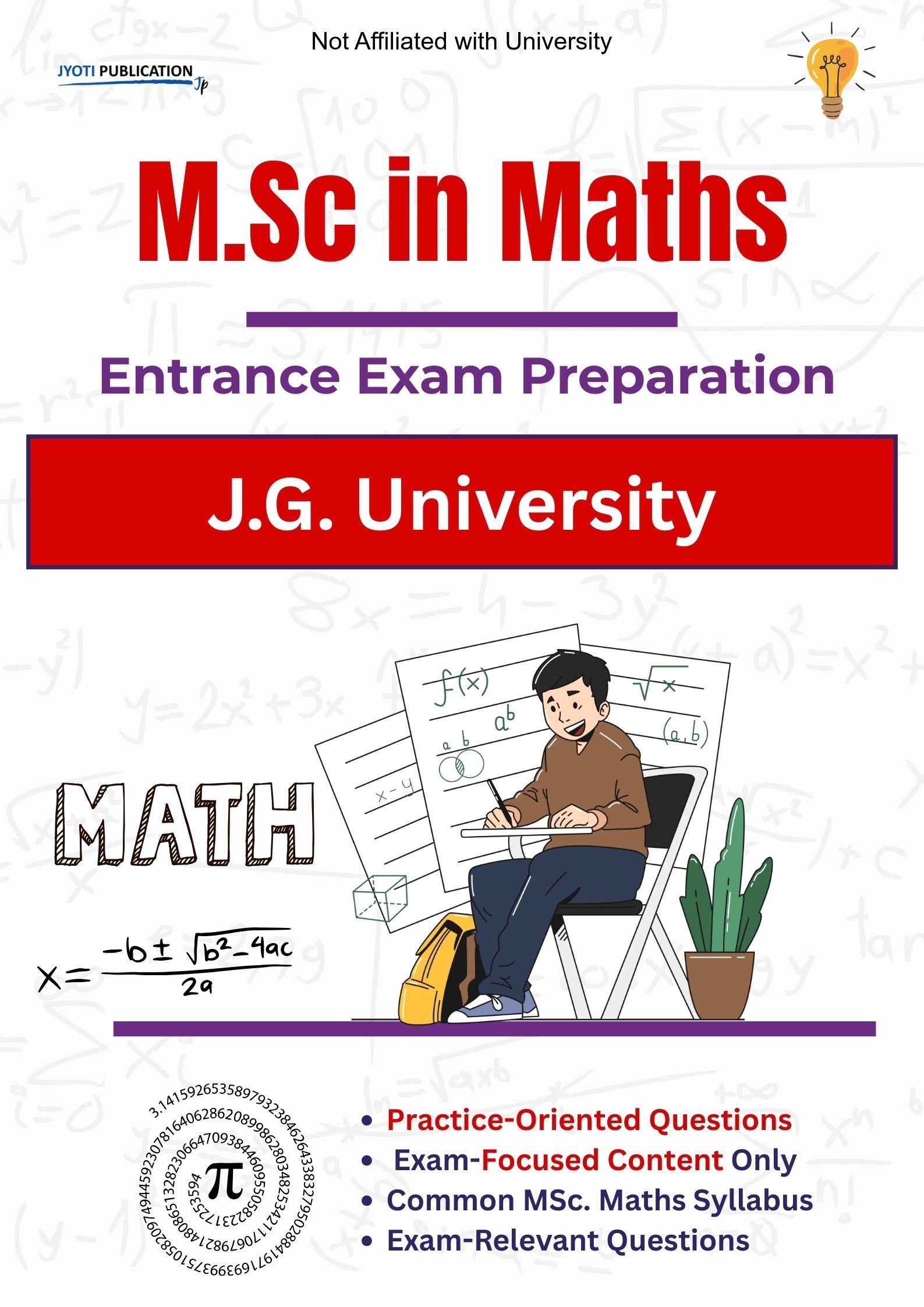 J.G. University M.Sc in Maths Entrance Exam