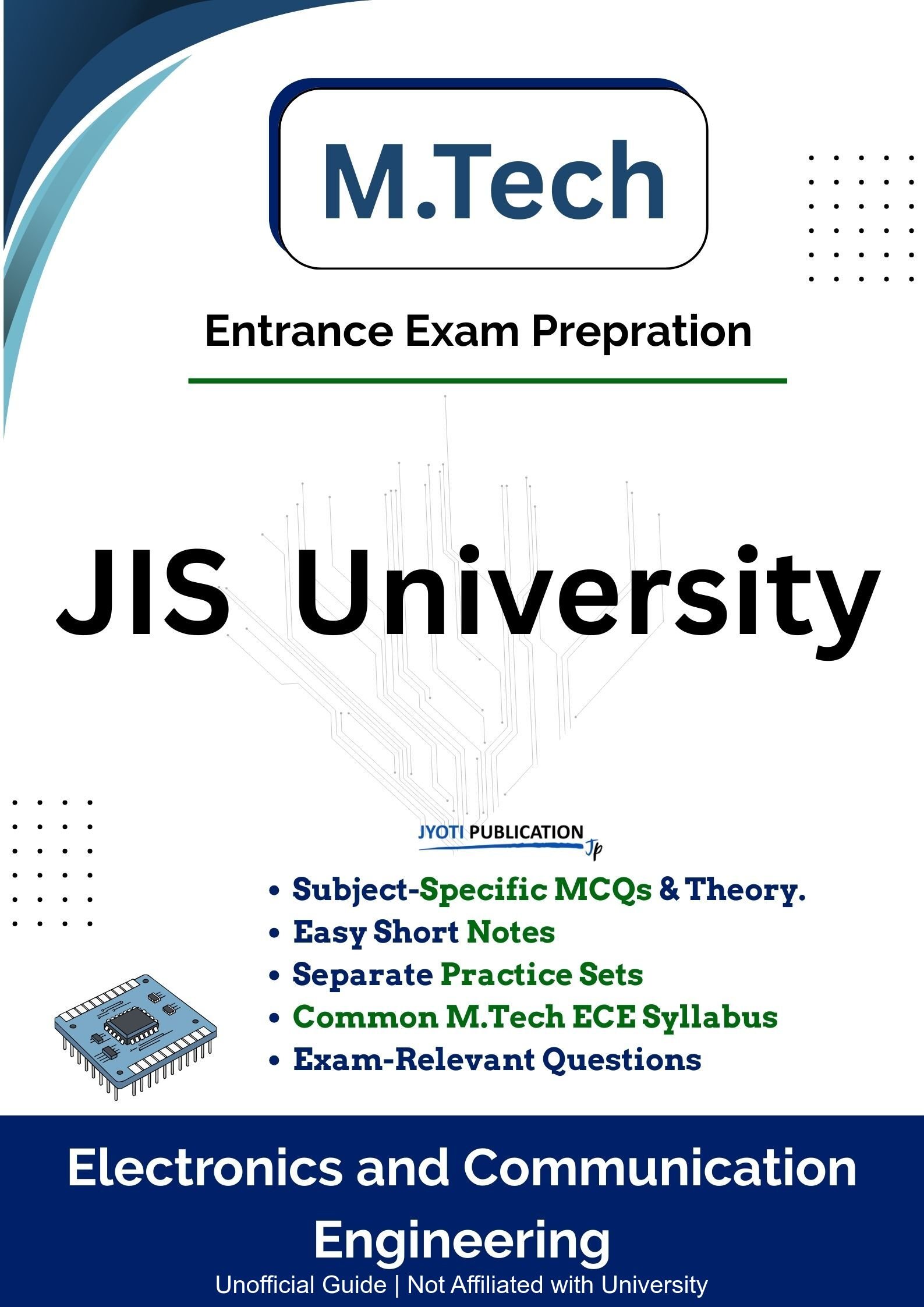 JIS University M.Tech in Electronics & Communication Engineering Entrance Exam Book