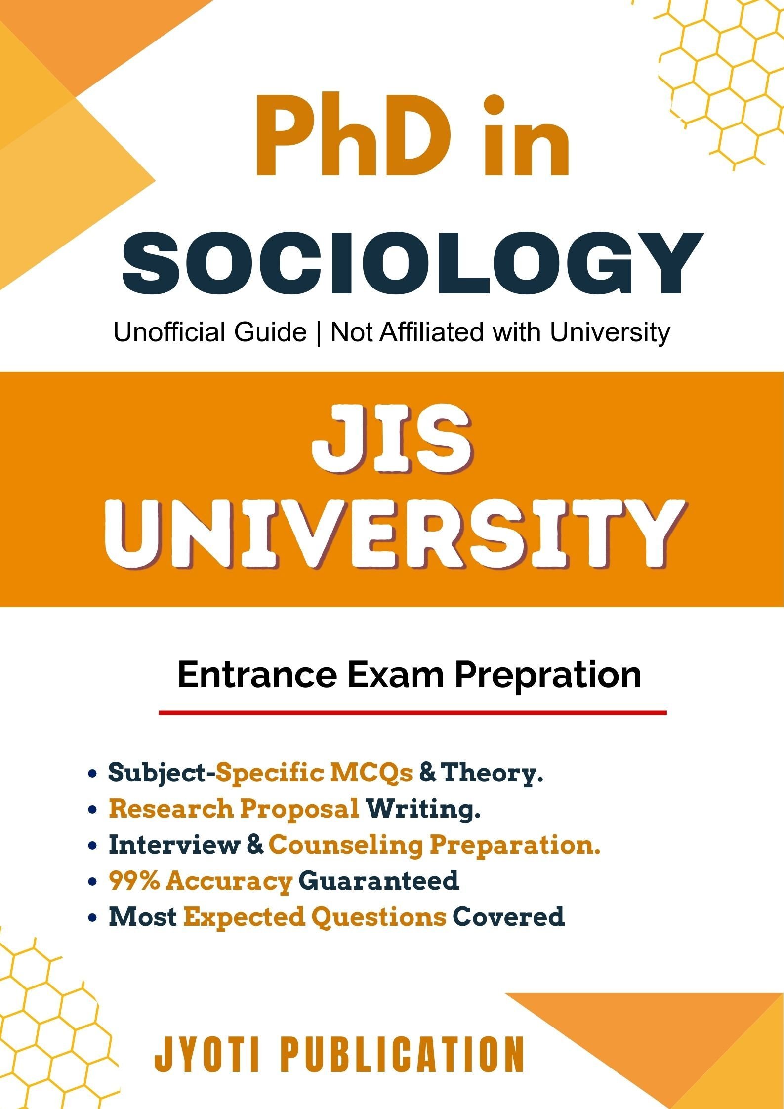 JIS University PhD in Sociology Entrance Exam