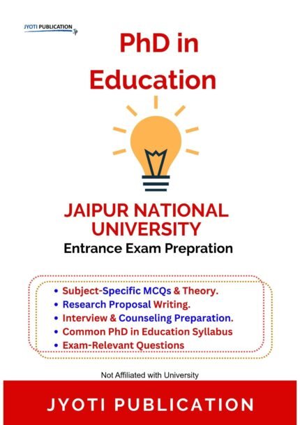 Jaipur National University - PhD in Education Entrance Entrance Exam Preparation Guide