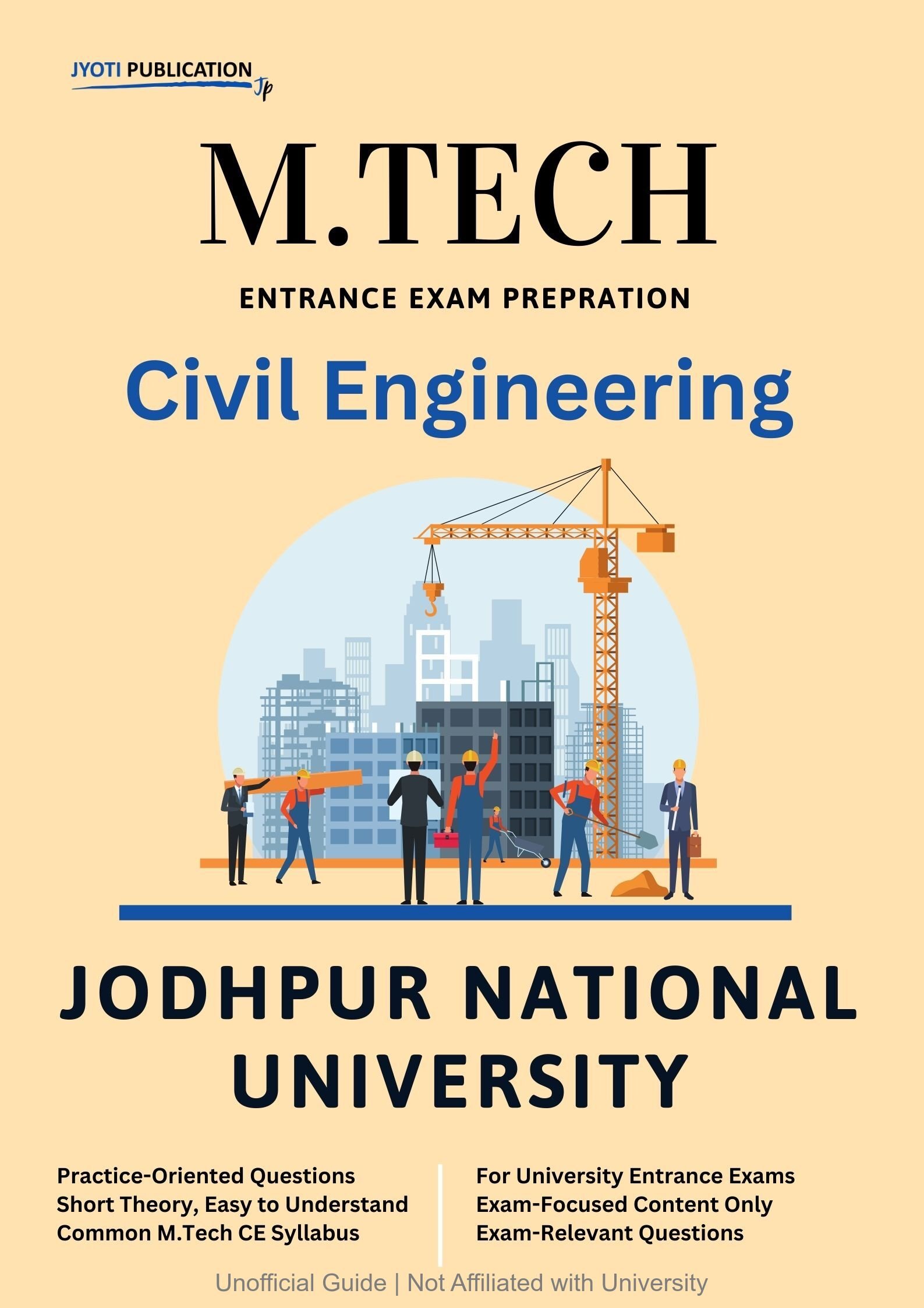 Jodhpur National University M.Tech in Civil Engineering Entrance Exam