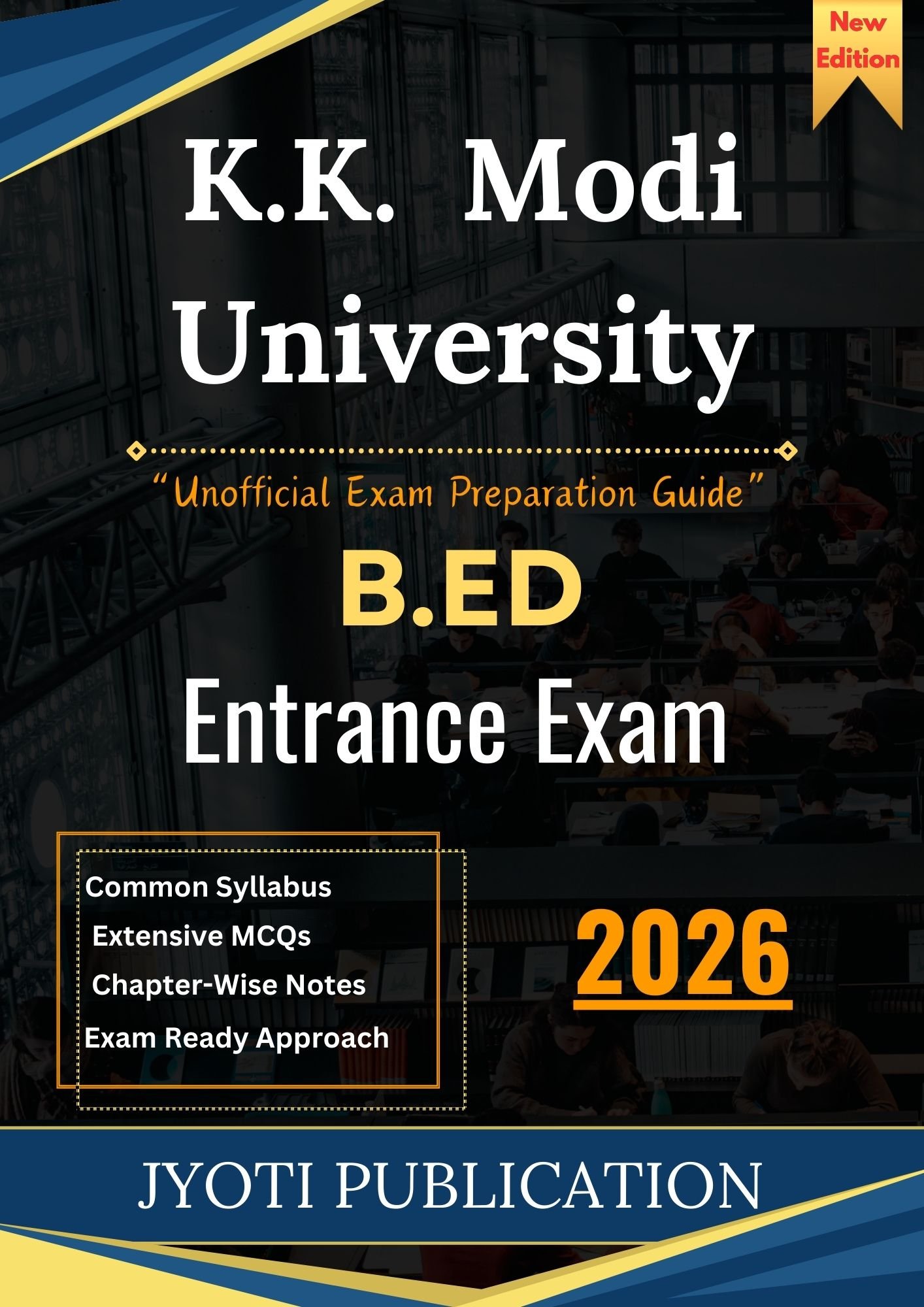K.K. Modi University B.Ed Entrance Exam Book
