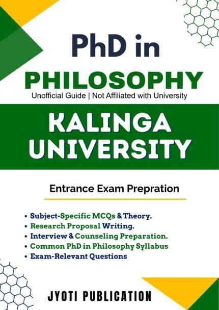 Kalinga University - PhD in Philosophy Entrance Exam Preparation Guide