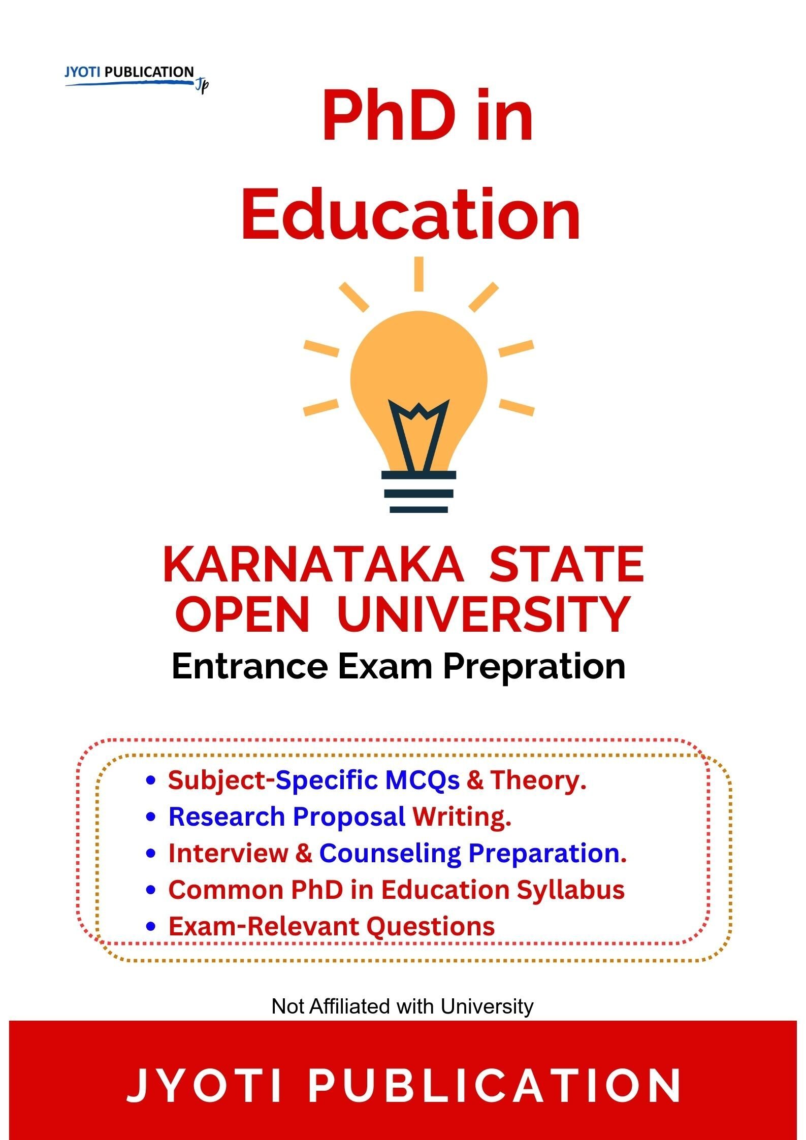 Karnataka State Open University PhD in Education Entrance Exam