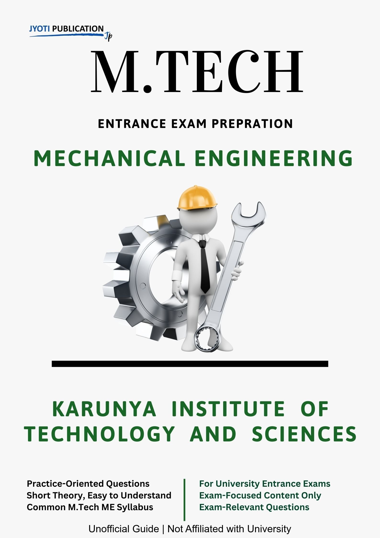 Karunya Institute of TechNology and Sciences M.Tech in Mechanical Engineering Entrance Exam
