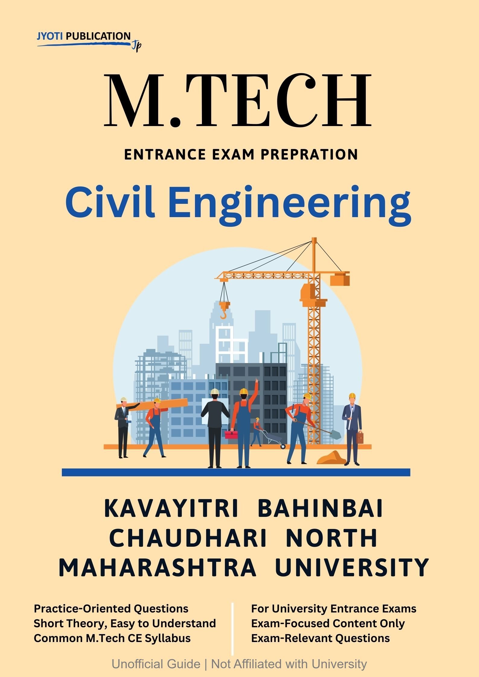 Kavayitri Bahinbai Chaudhari North Maharashtra University (Formarly North Maharashtra University) PB No. 80 M.Tech in Civil Engineering Entrance Exam