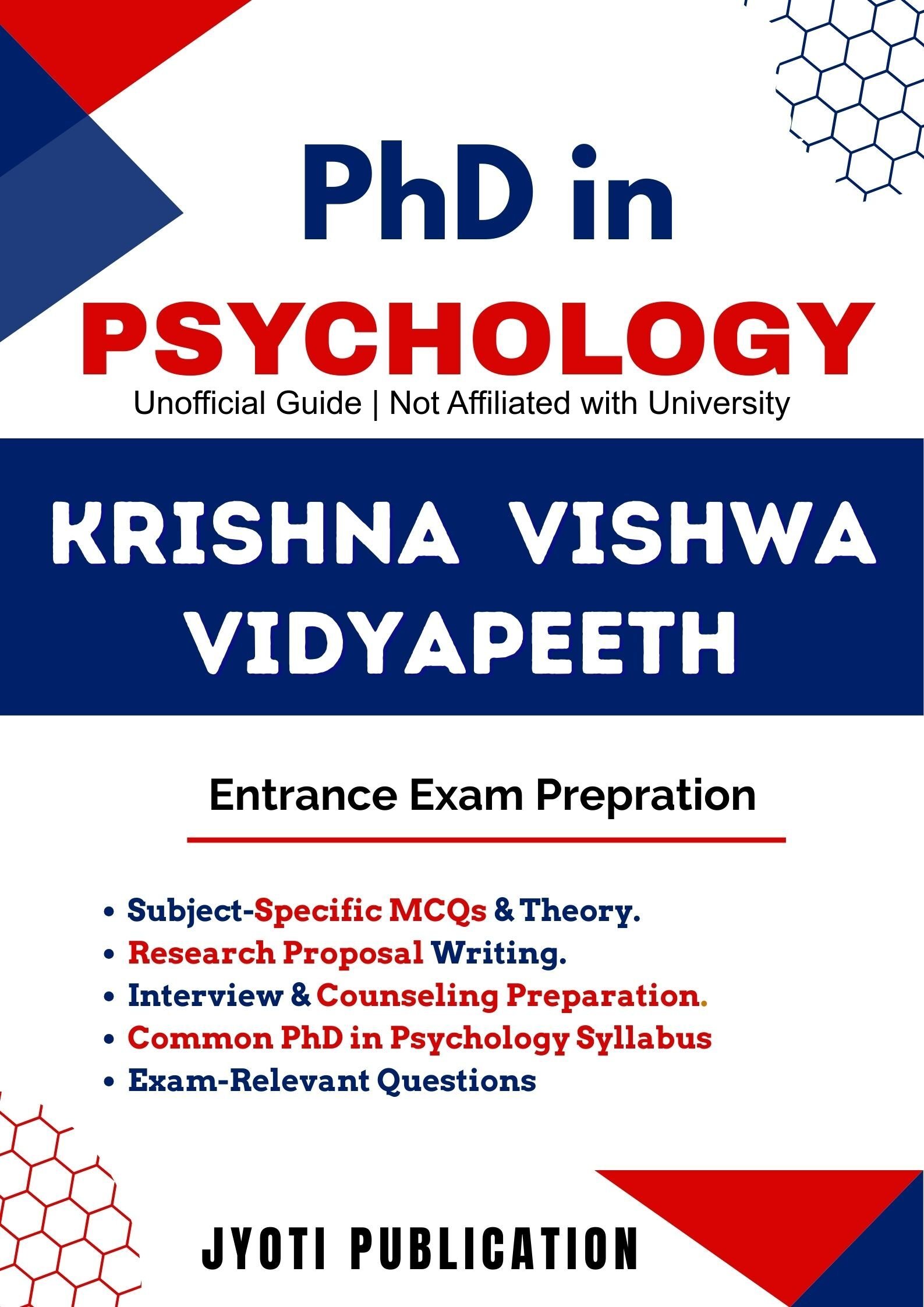 Krishna Vishwa Vidyapeeth (Formerly Krishna Institute of Medical Sciences) PhD in Psychology Entrance Exam