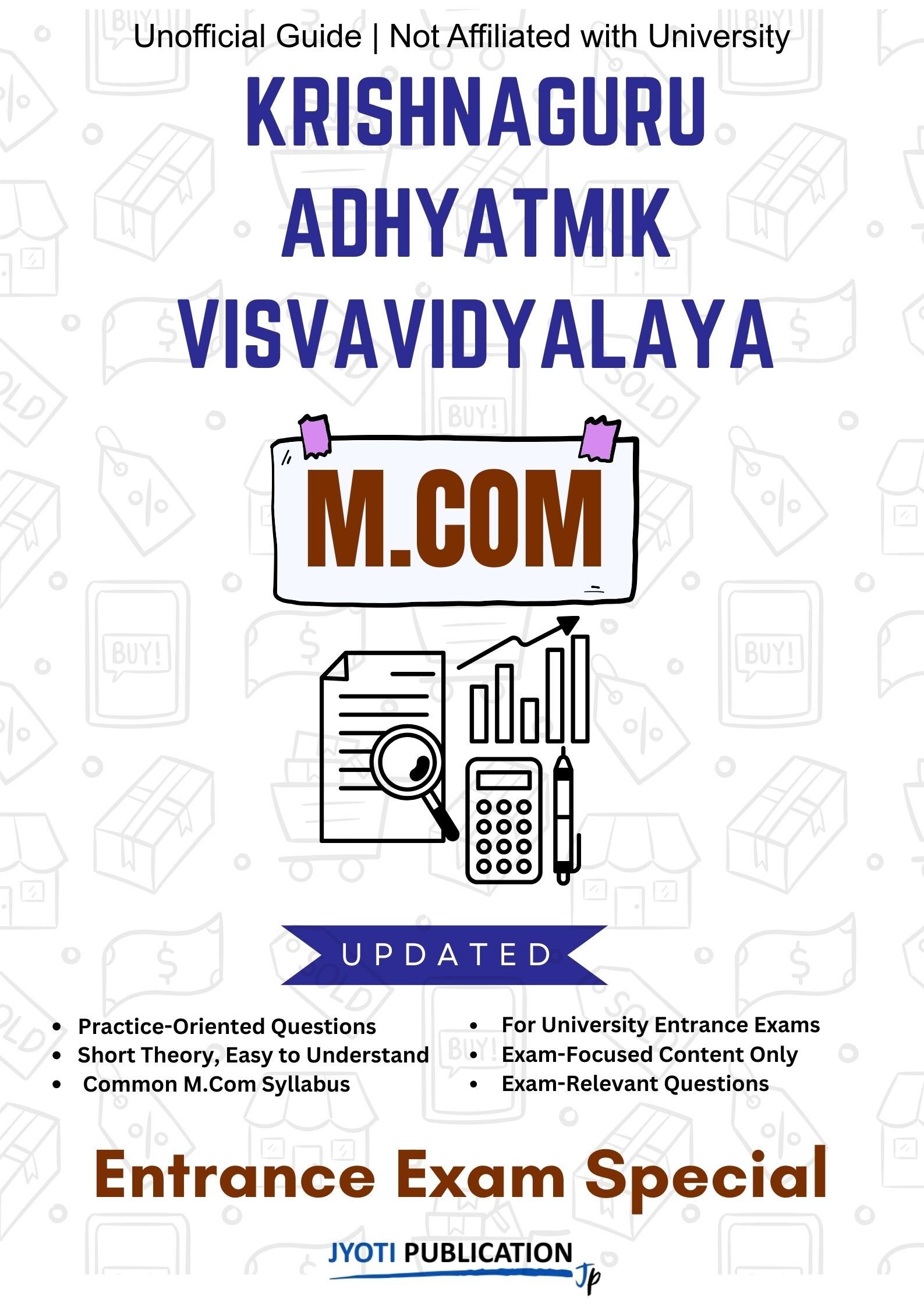 Krishnaguru Adhyatmik Visvavidyalaya M.Com Entrance Exam