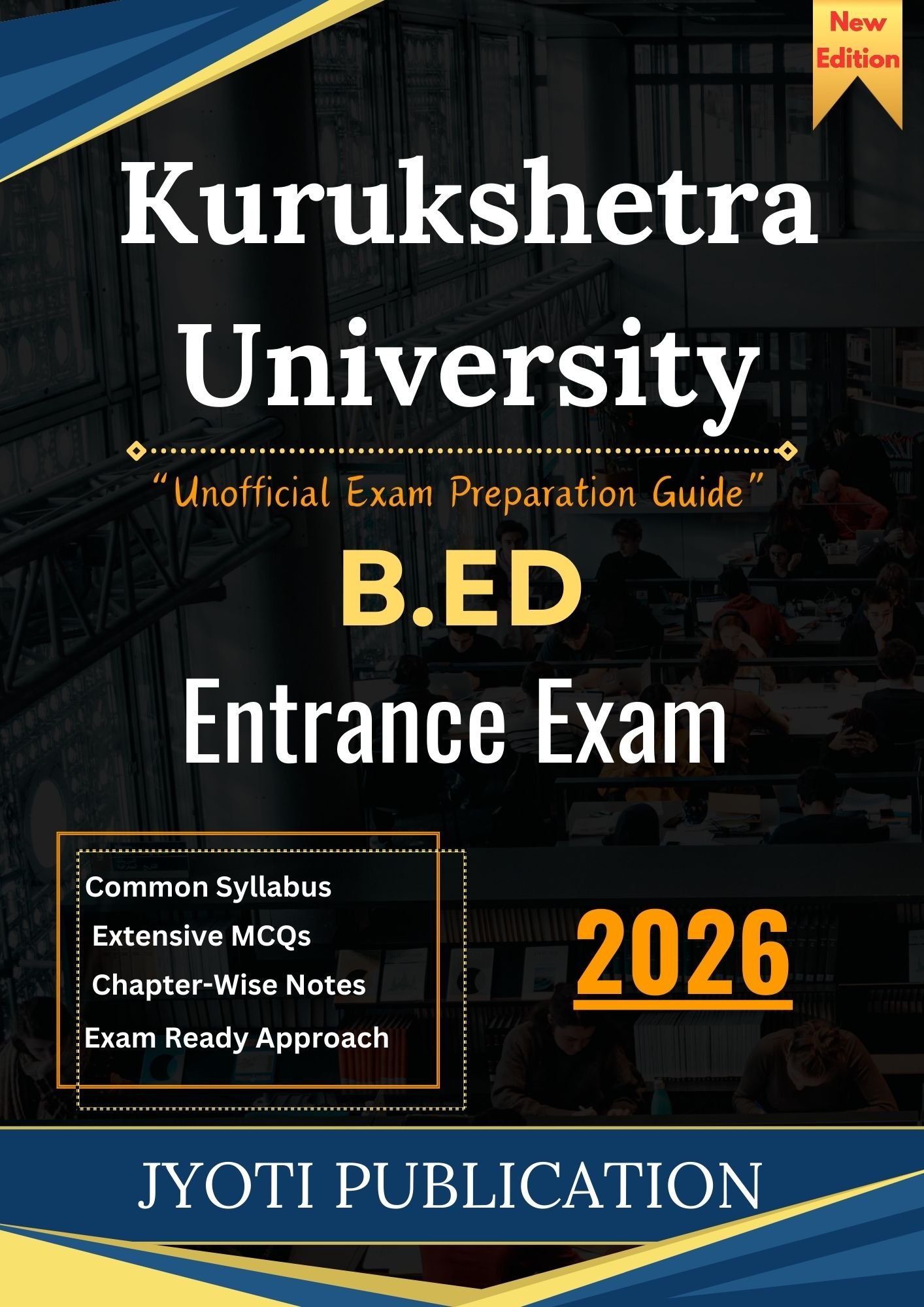 Kurukshetra University B.Ed Entrance Exam Book