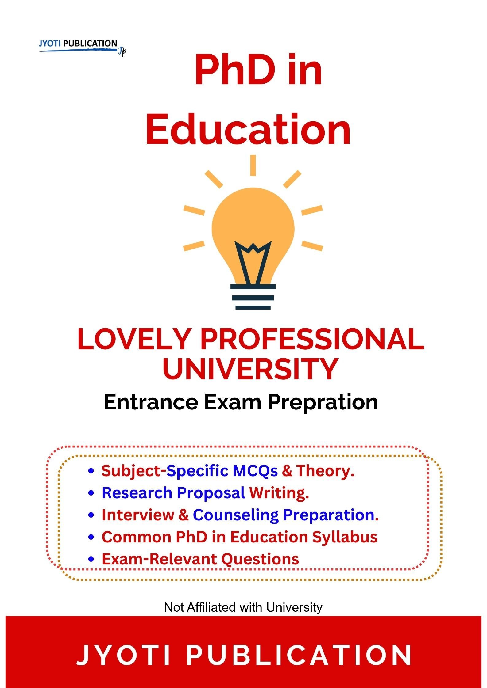 Lovely Professional University PhD in Education Entrance Exam