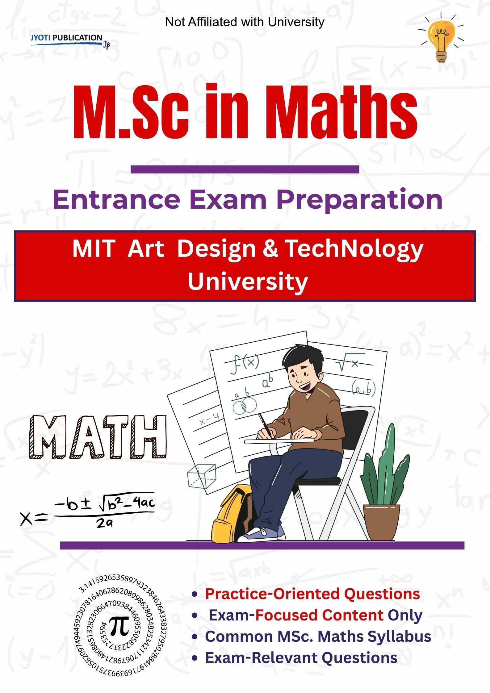 MIT Art Design & TechNology University M.Sc in Maths Entrance Exam