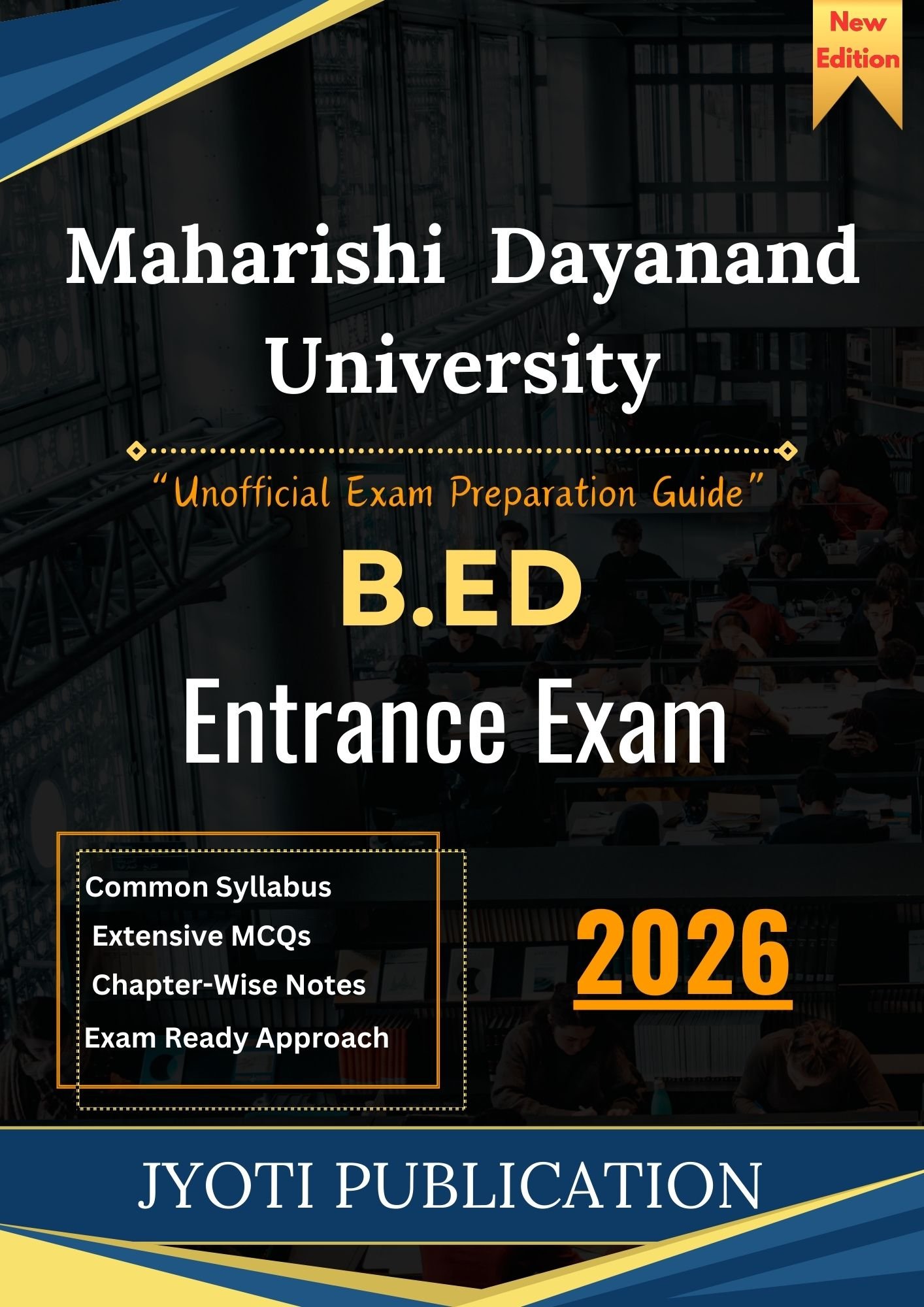 Maharishi Dayanand University B.Ed Entrance Exam Book