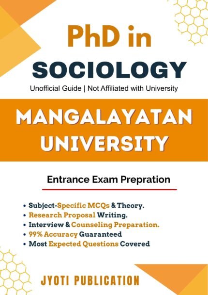 Mangalayatan University - PhD in Sociology Entrance Exam Preparation Guide