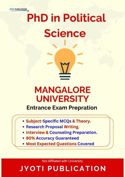 Mangalore University - PhD in Political Science Entrance Exam Preparation Guide