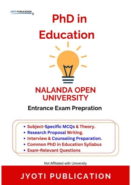 Nalanda Open University - PhD in Education Entrance Entrance Exam Preparation Guide