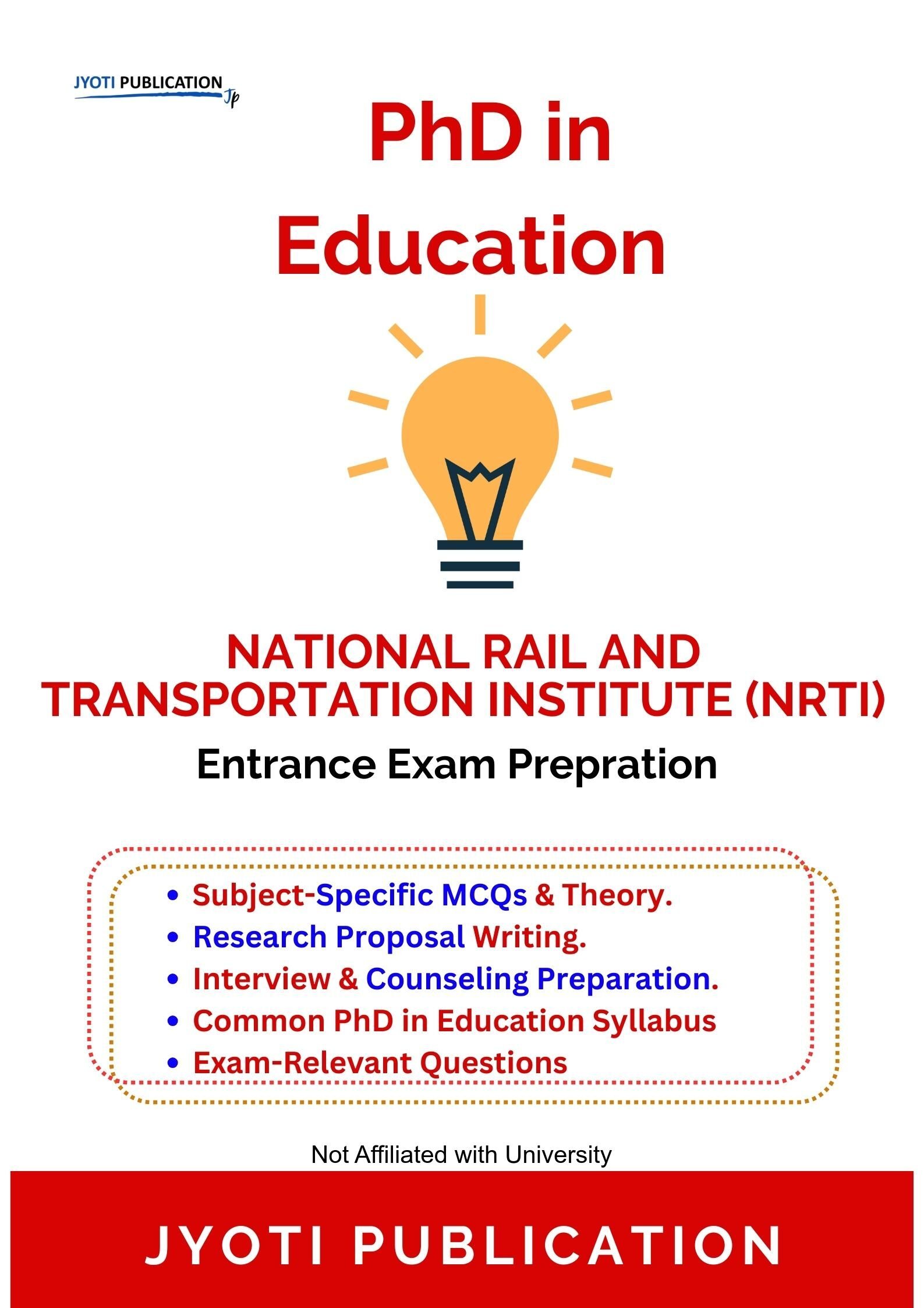 National Rail and Transportation Institute (NRTI) PhD in Education Entrance Exam