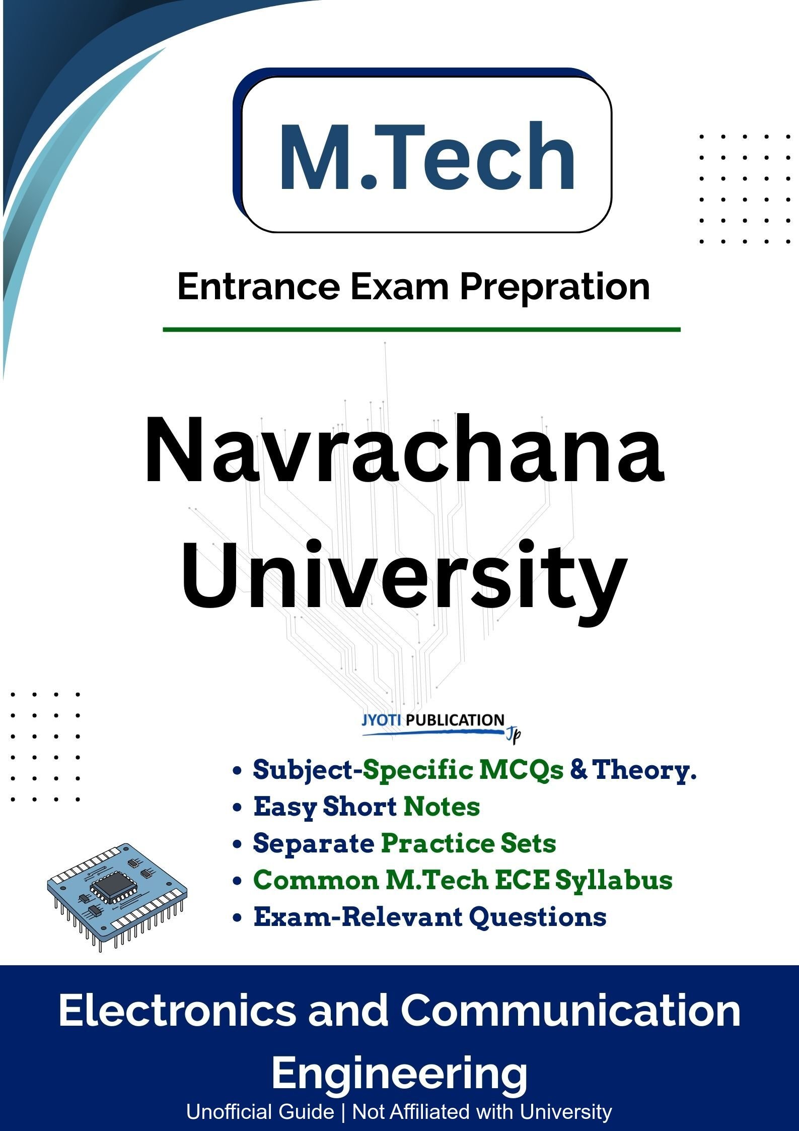 Navrachana University M.Tech in Electronics & Communication Engineering Entrance Exam Book