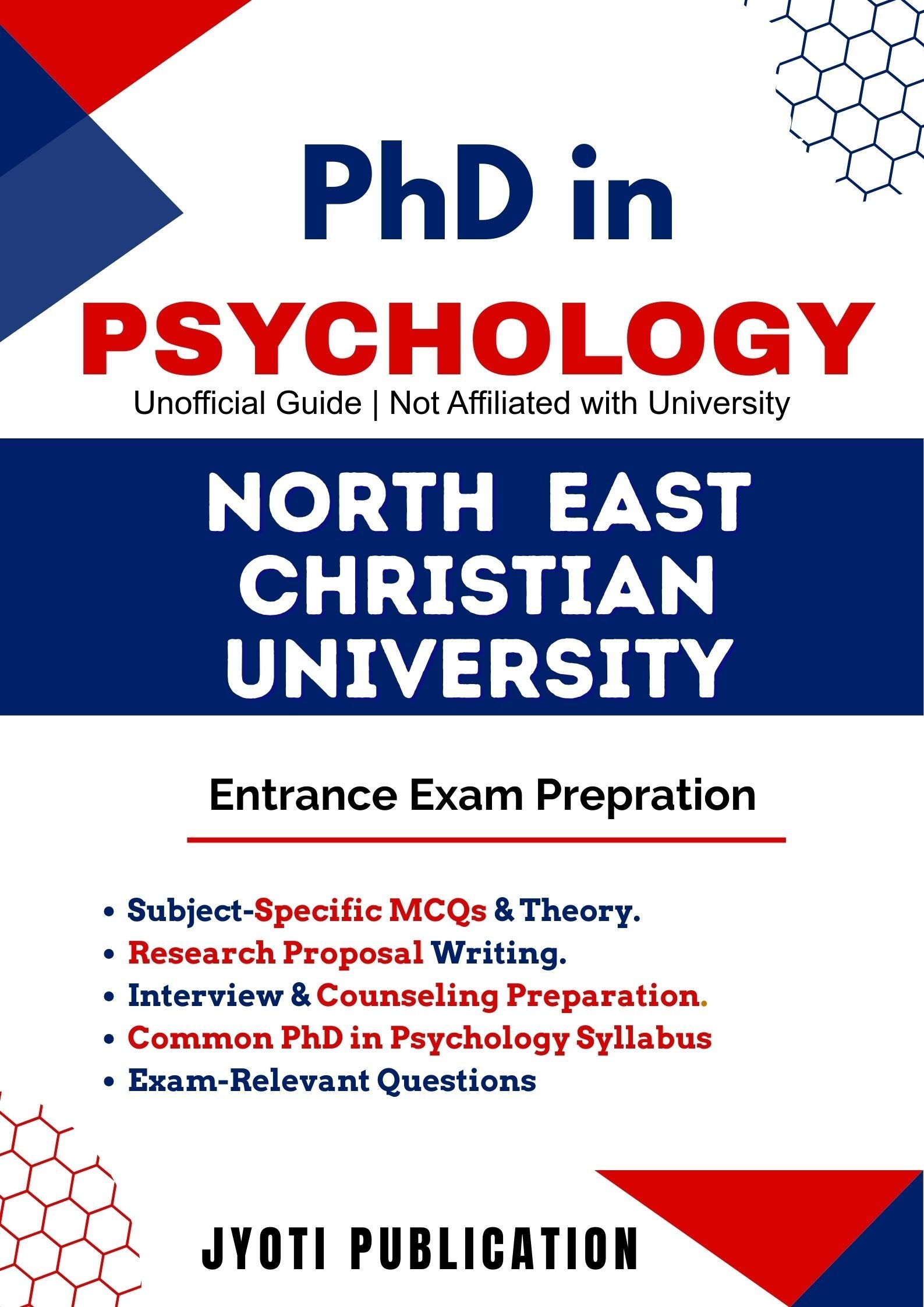 North East Christian University PhD in Psychology Entrance Exam