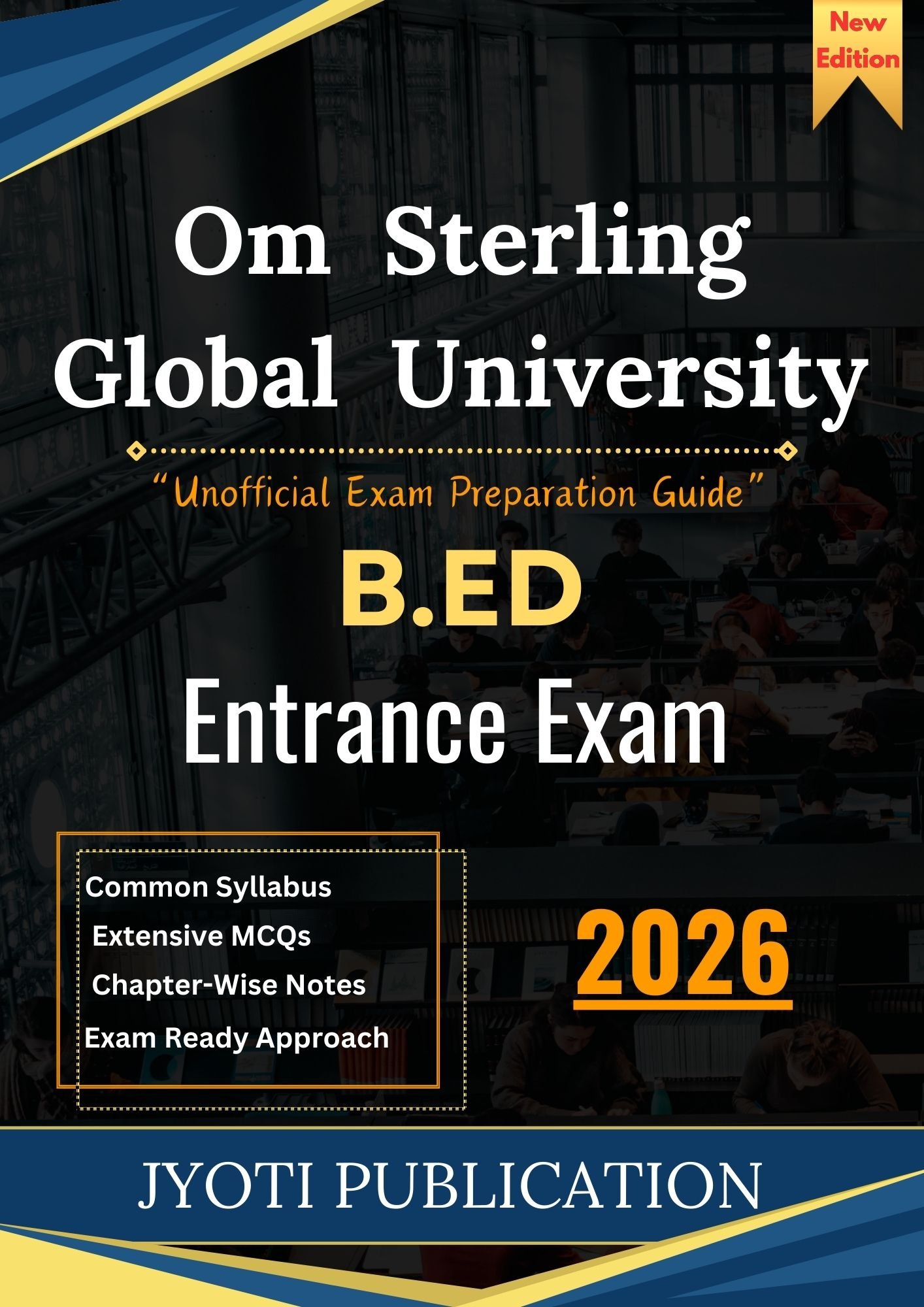 Om Sterling Global University B.Ed Entrance Exam Book
