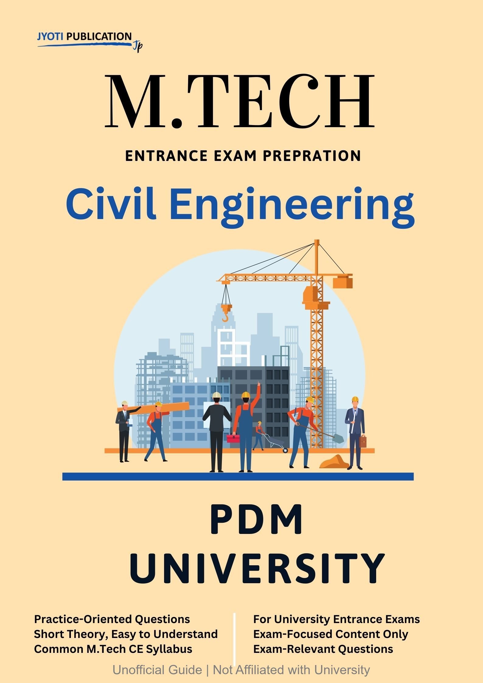PDM University M.Tech in Civil Engineering Entrance Exam