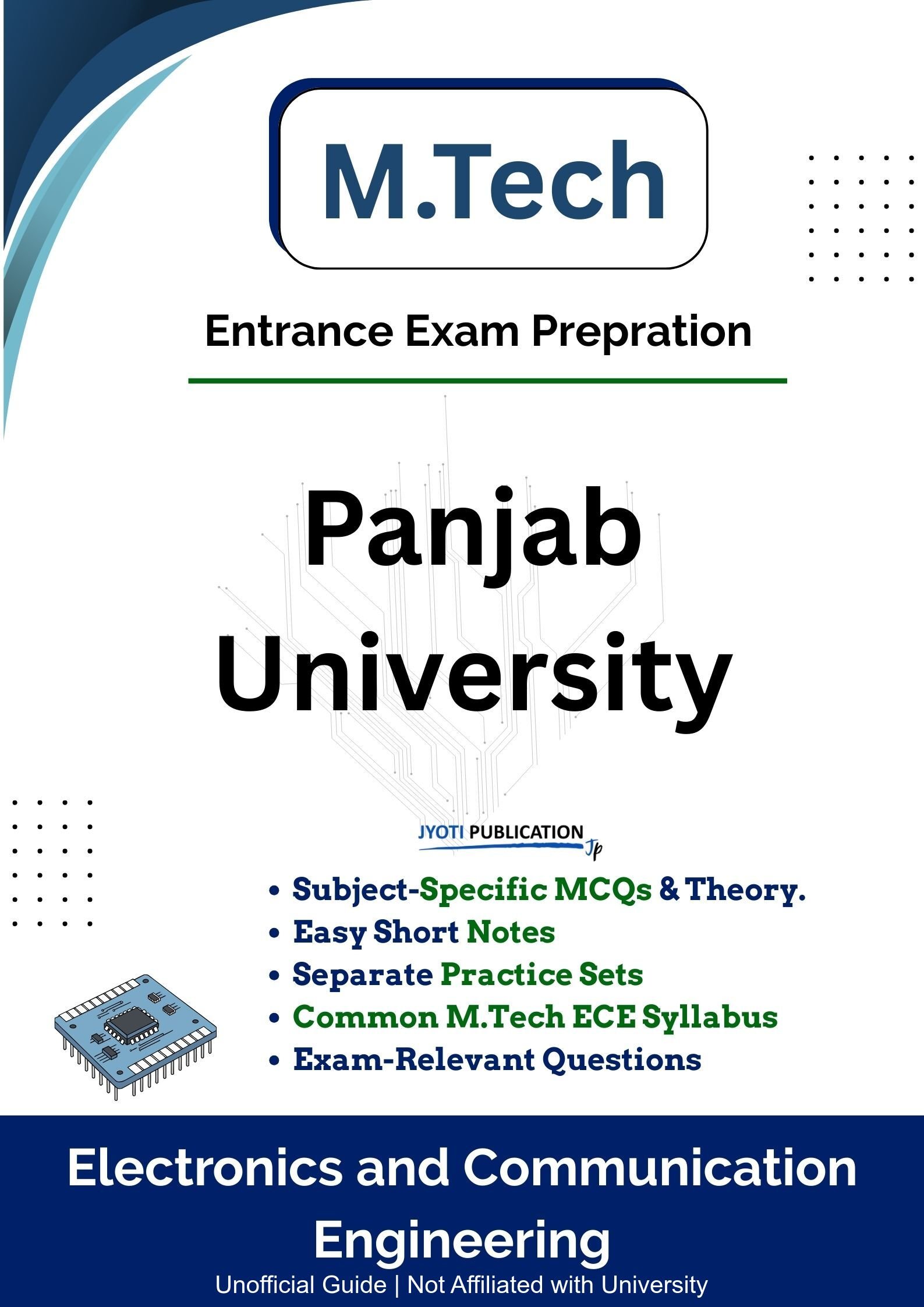 Panjab University M.Tech in Electronics & Communication Engineering Entrance Exam Book
