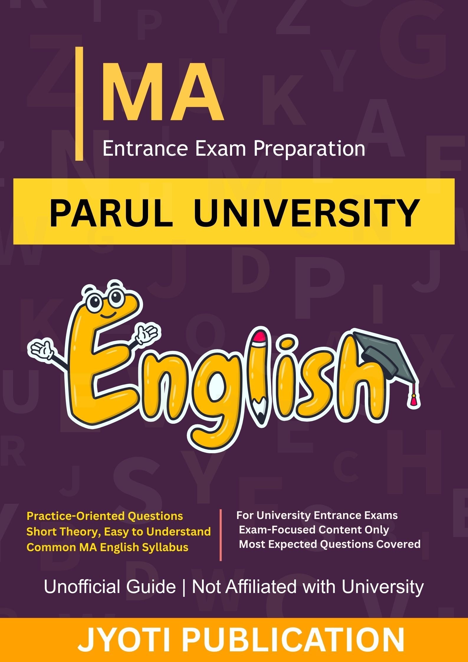 Parul University (M.A. in English Literature Entrance Exam Book 2026)