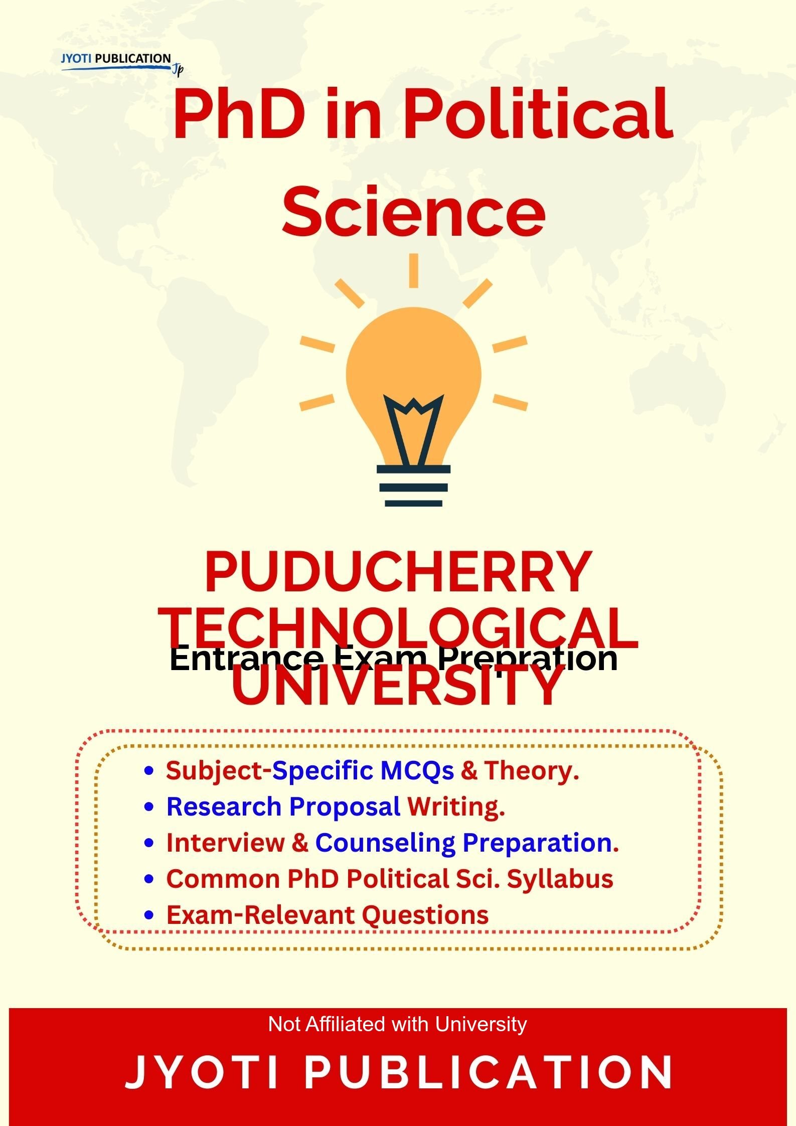 Puducherry Technological University PhD in Political Science Entrance Exam PhD in Political Science Entrance Exam