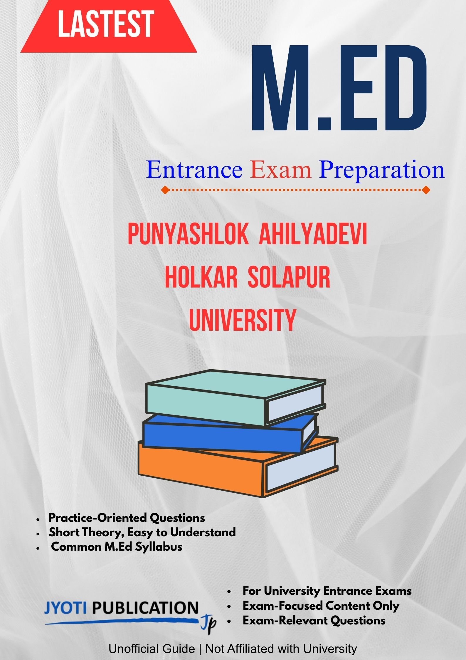 Punyashlok Ahilyadevi Holkar Solapur University (formerly Solapur University) M.Ed Entrance Exam