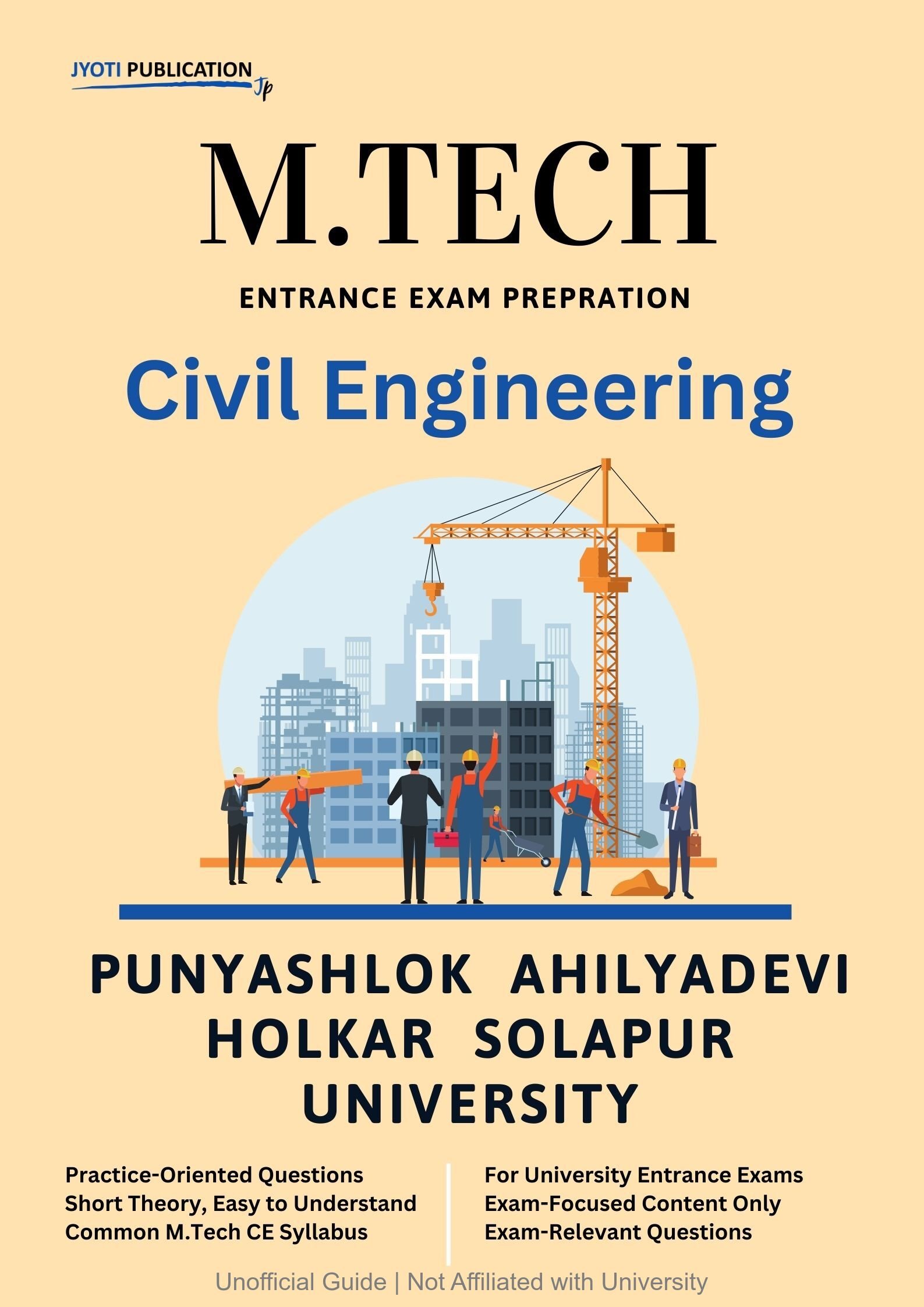 Punyashlok Ahilyadevi Holkar Solapur University (formerly Solapur University) M.Tech in Civil Engineering Entrance Exam