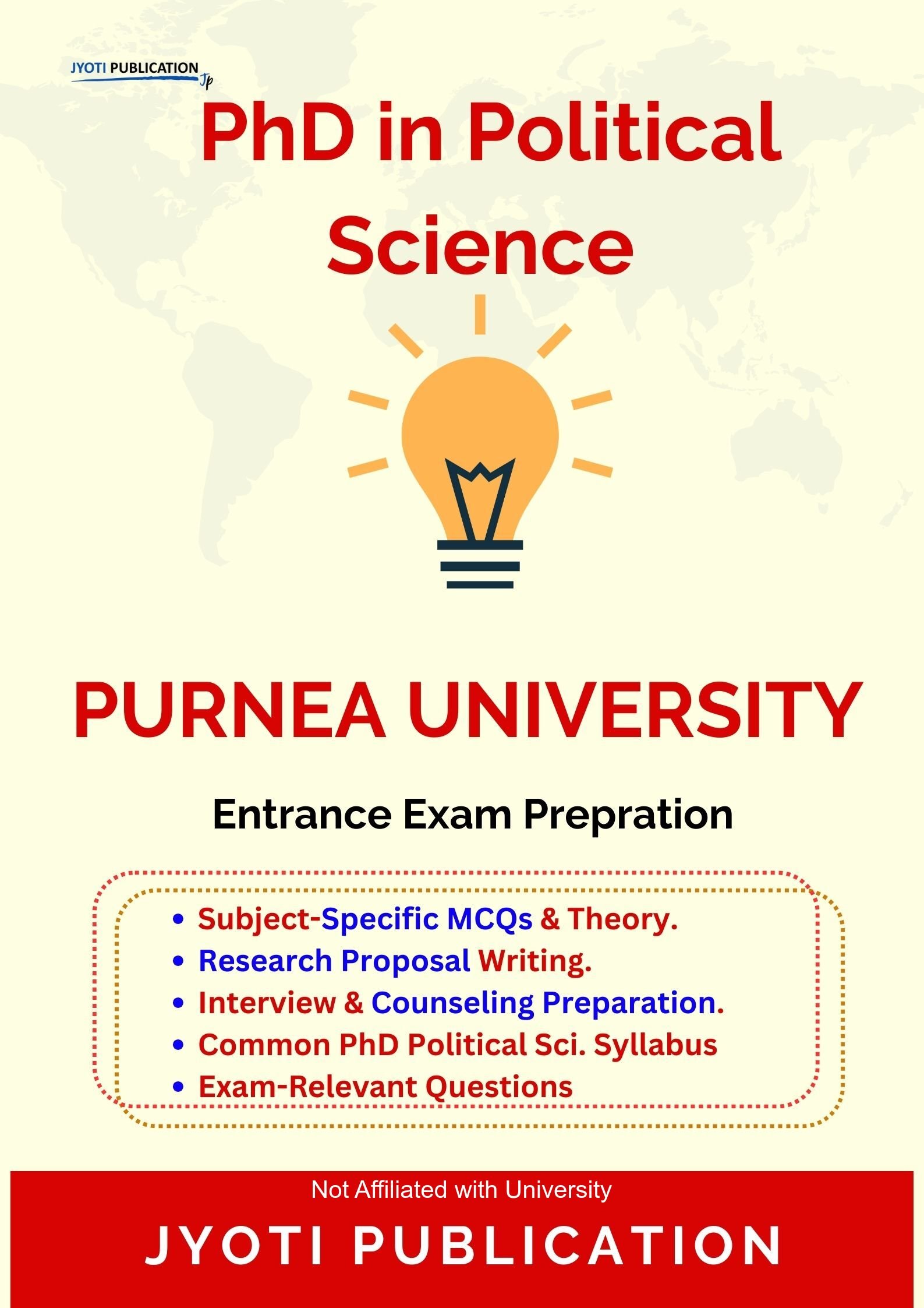 Purnea University PhD in Political Science Entrance Exam PhD in Political Science Entrance Exam