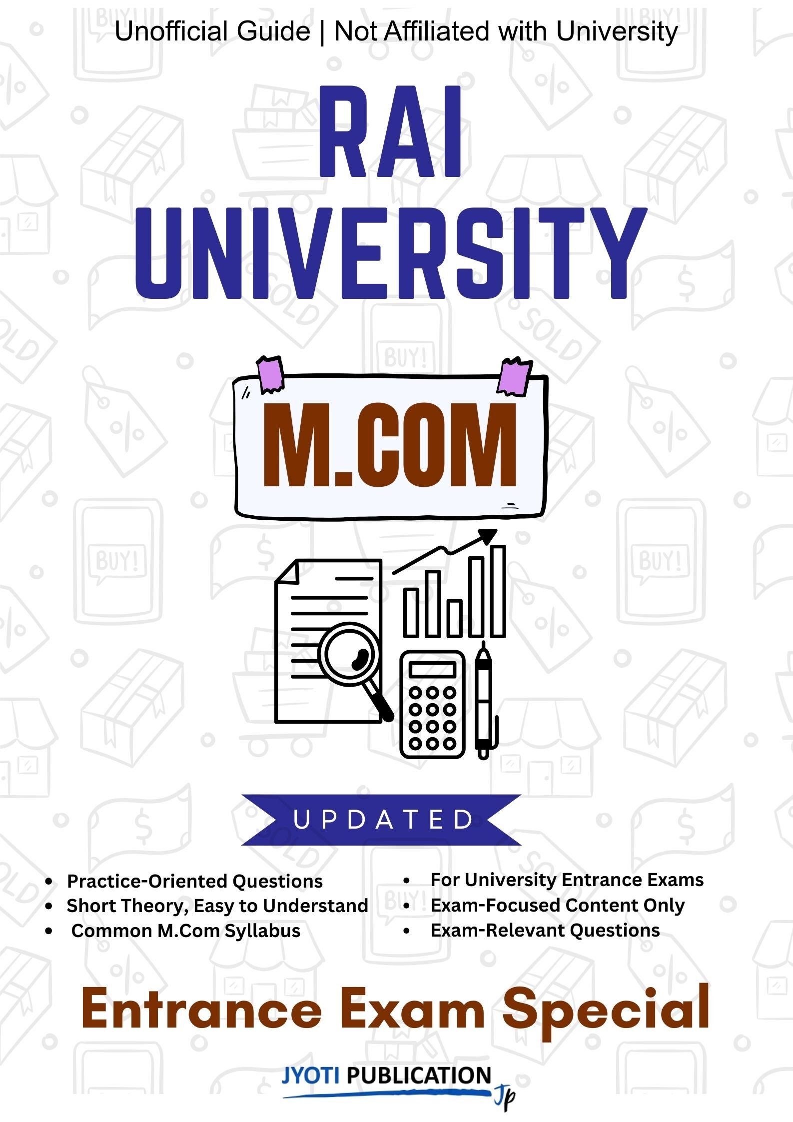 Rai University M.Com Entrance Exam