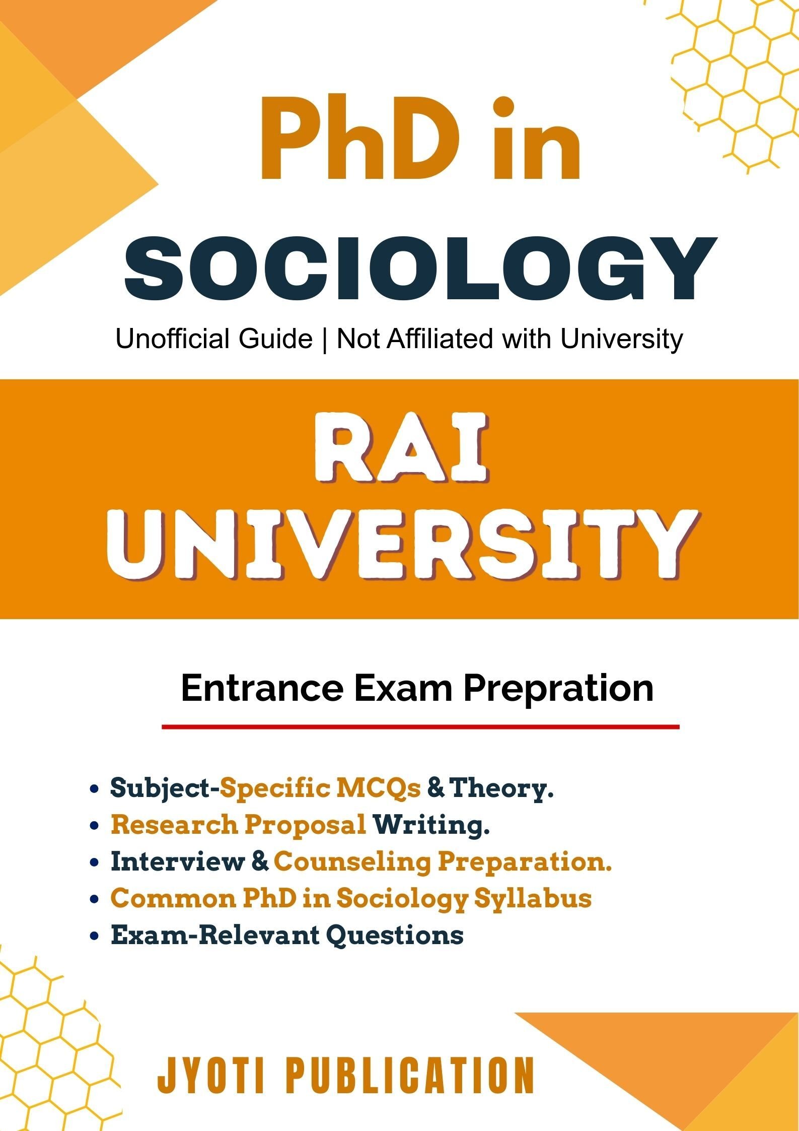 Rai University PhD in Sociology Entrance Exam