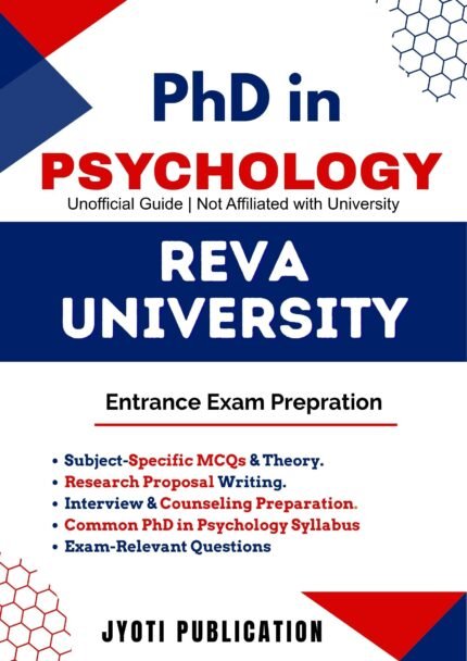 Reva University - PhD in Psychology Entrance Exam Preparation Guide