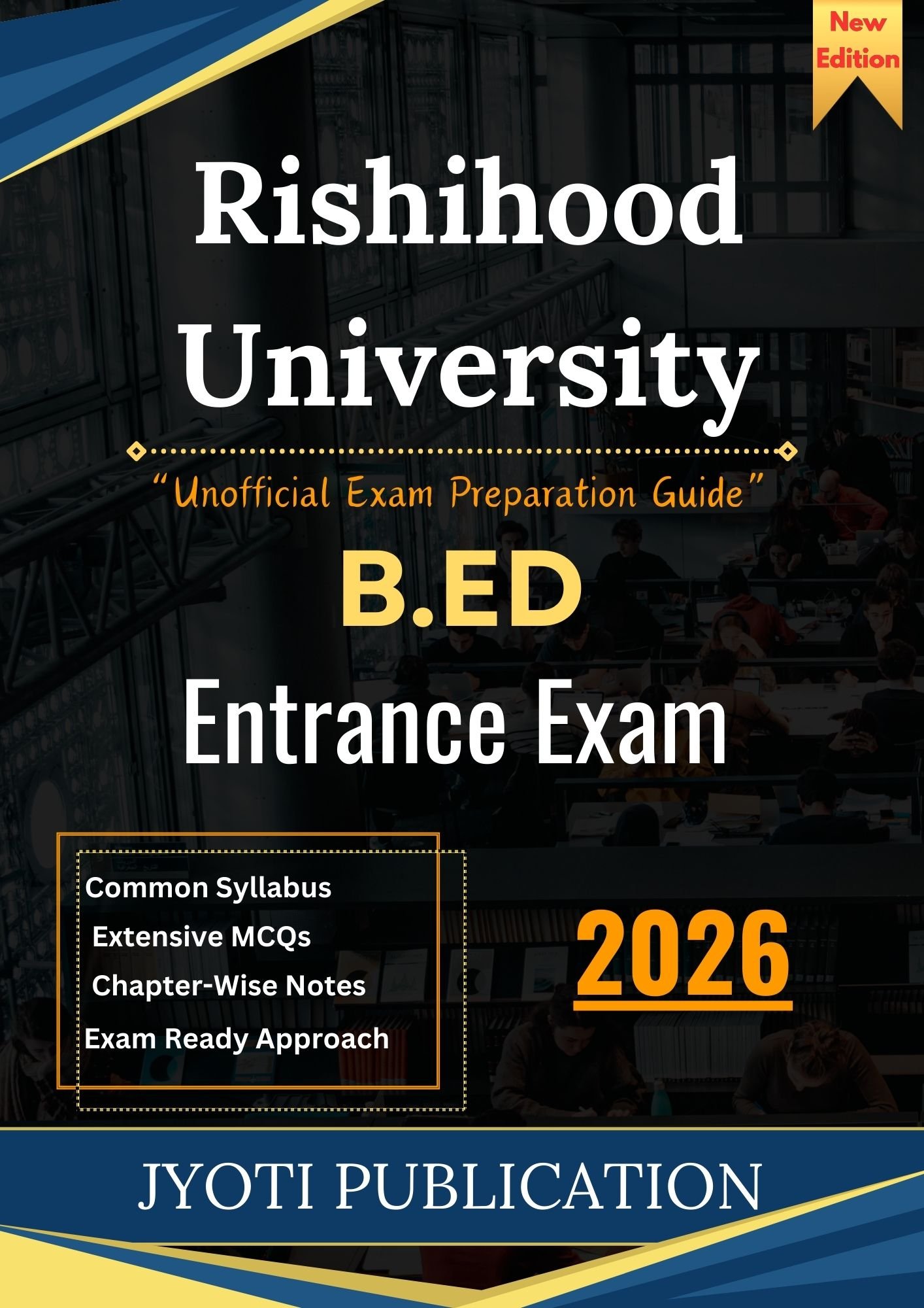 Rishihood University NH-44(GT Road) B.Ed Entrance Exam Book