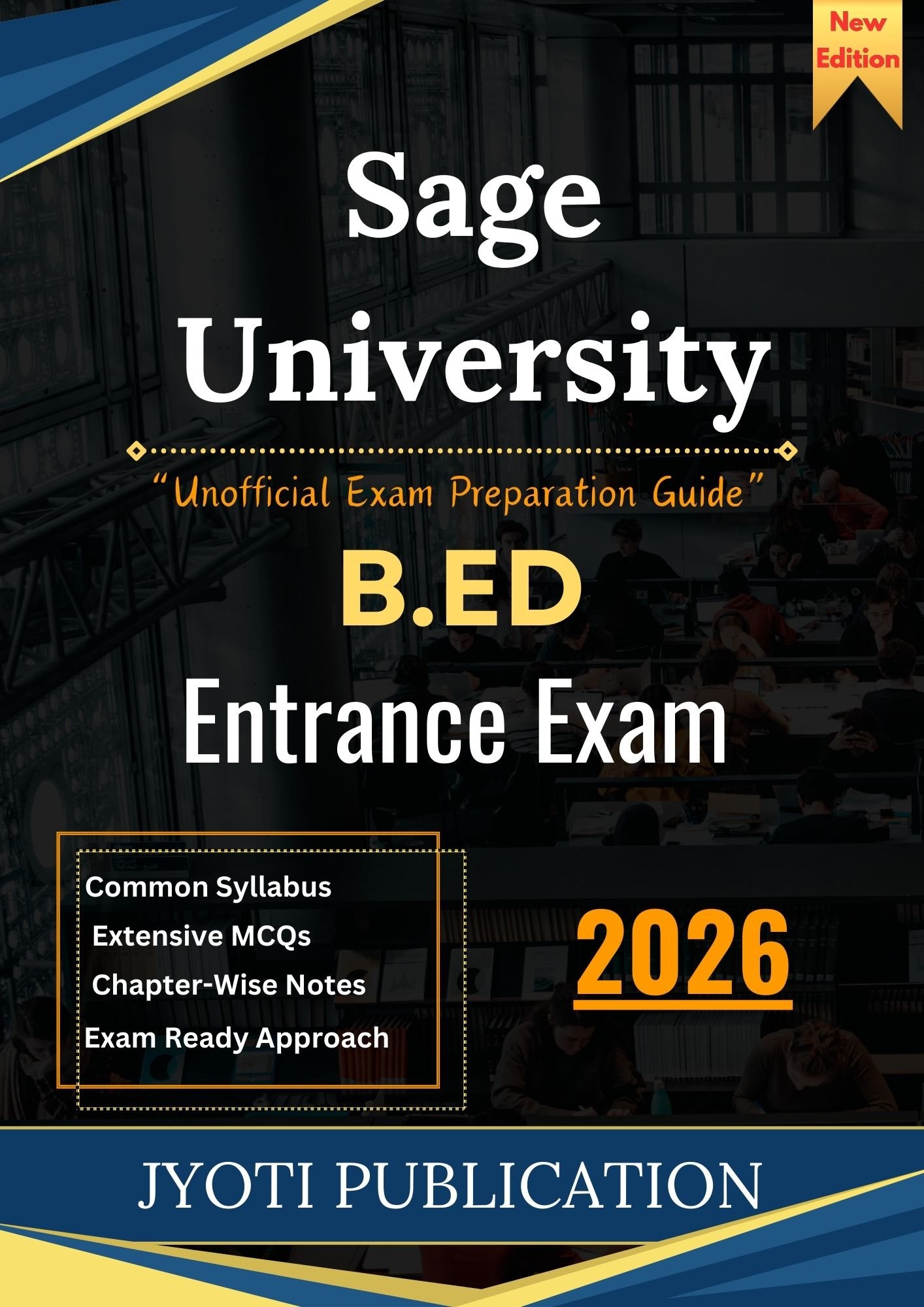Sage University B.Ed Entrance Exam Book