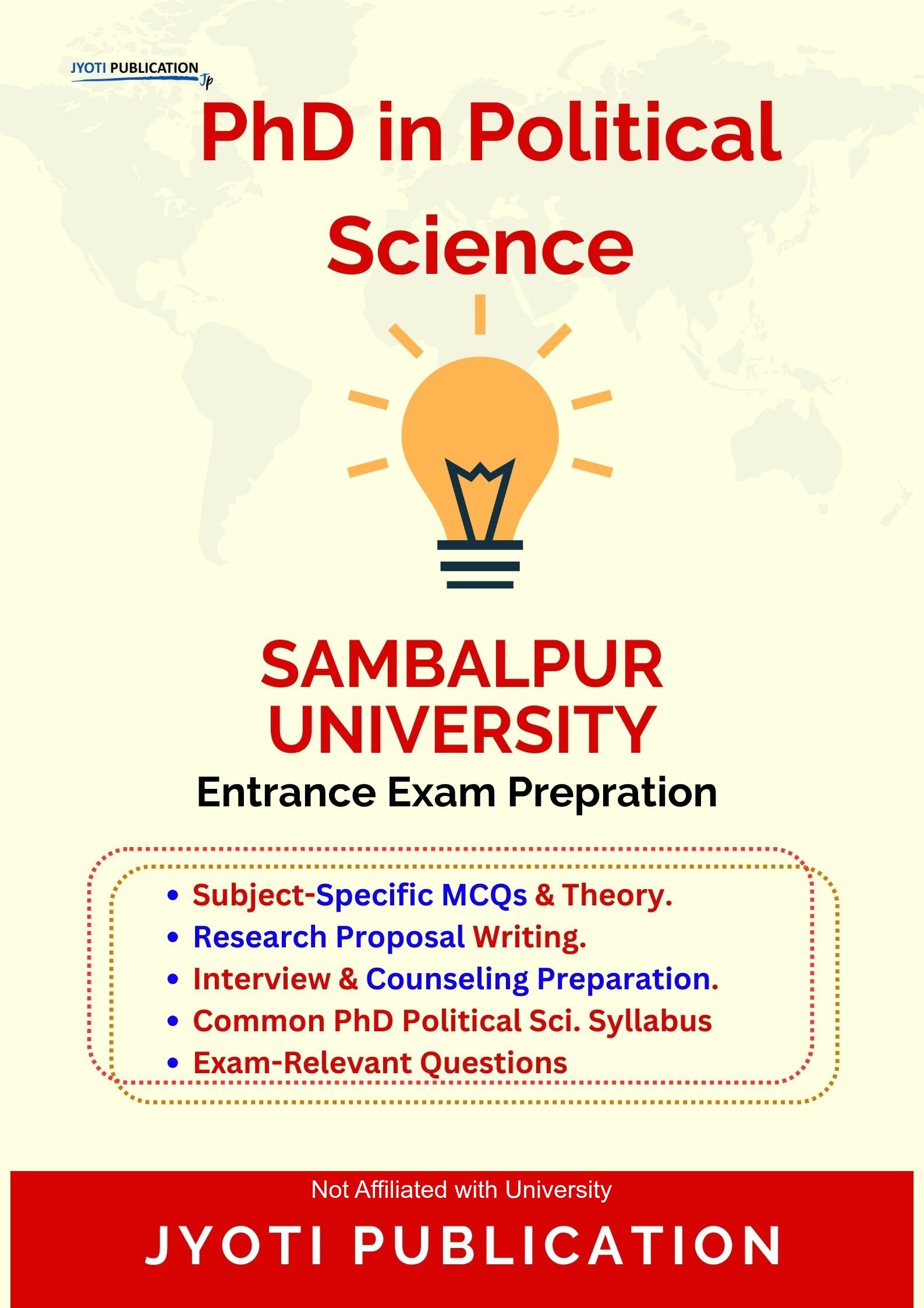 Sambalpur University PhD in Political Science Entrance Exam PhD in Political Science Entrance Exam