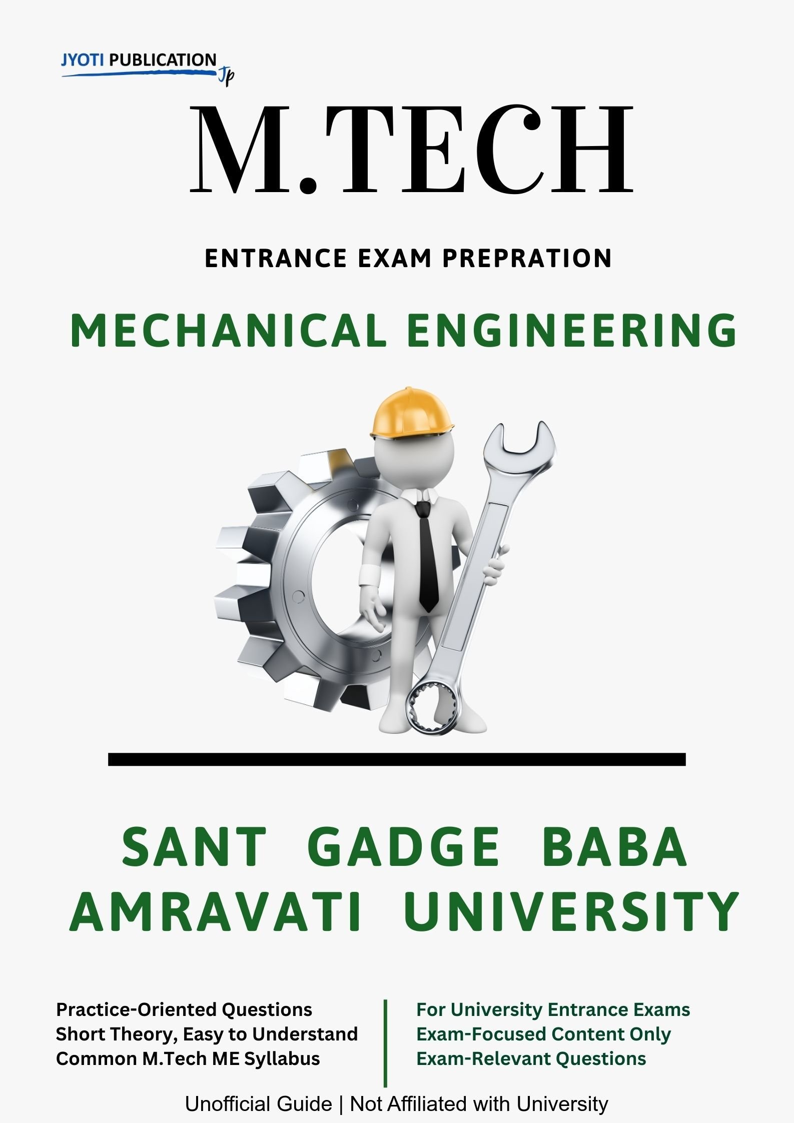 Sant Gadge Baba Amravati University M.Tech in Mechanical Engineering Entrance Exam