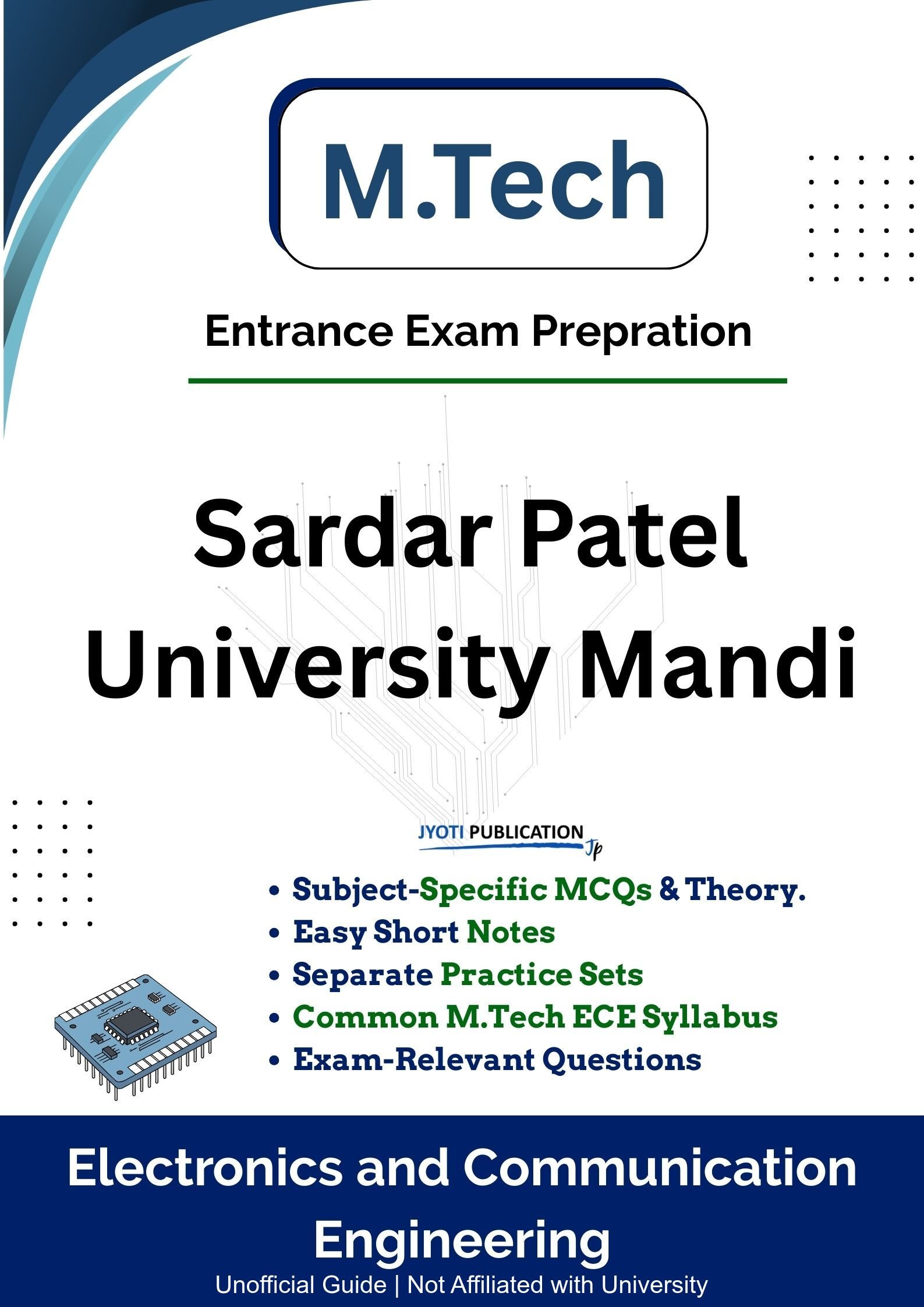 Sardar Patel University Mandi M.Tech in Electronics & Communication Engineering Entrance Exam Book