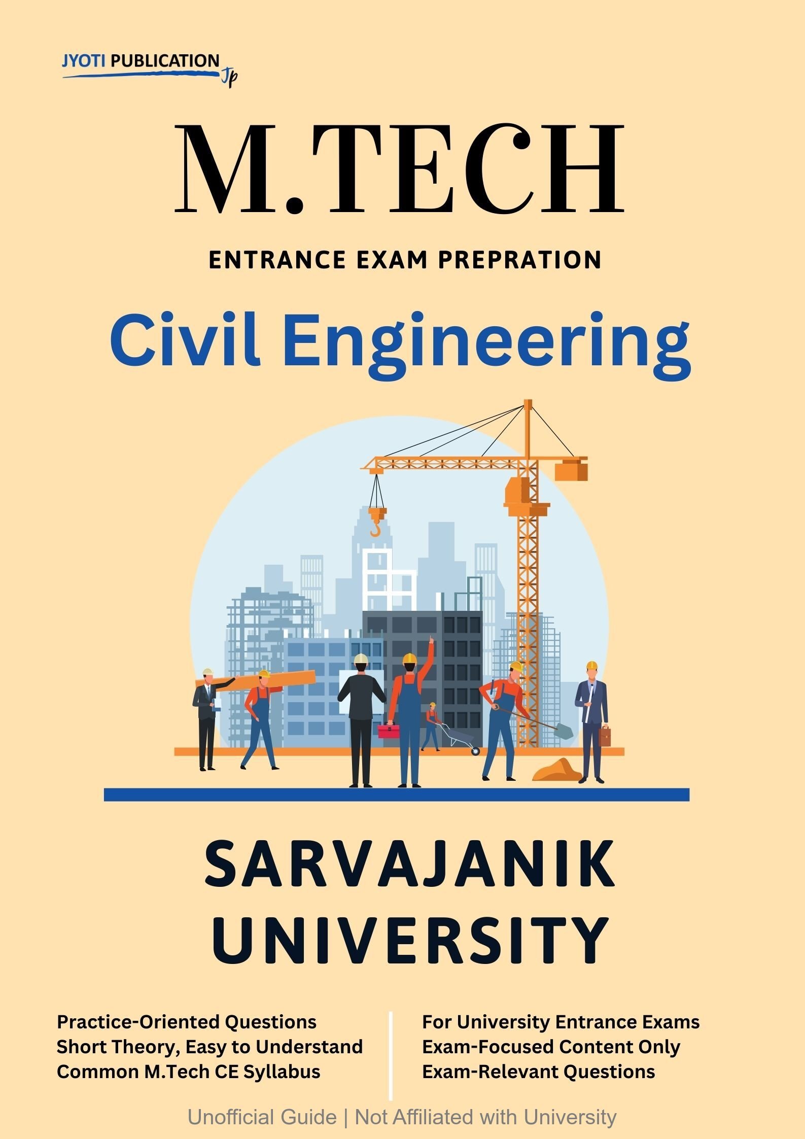 Sarvajanik University M.Tech in Civil Engineering Entrance Exam