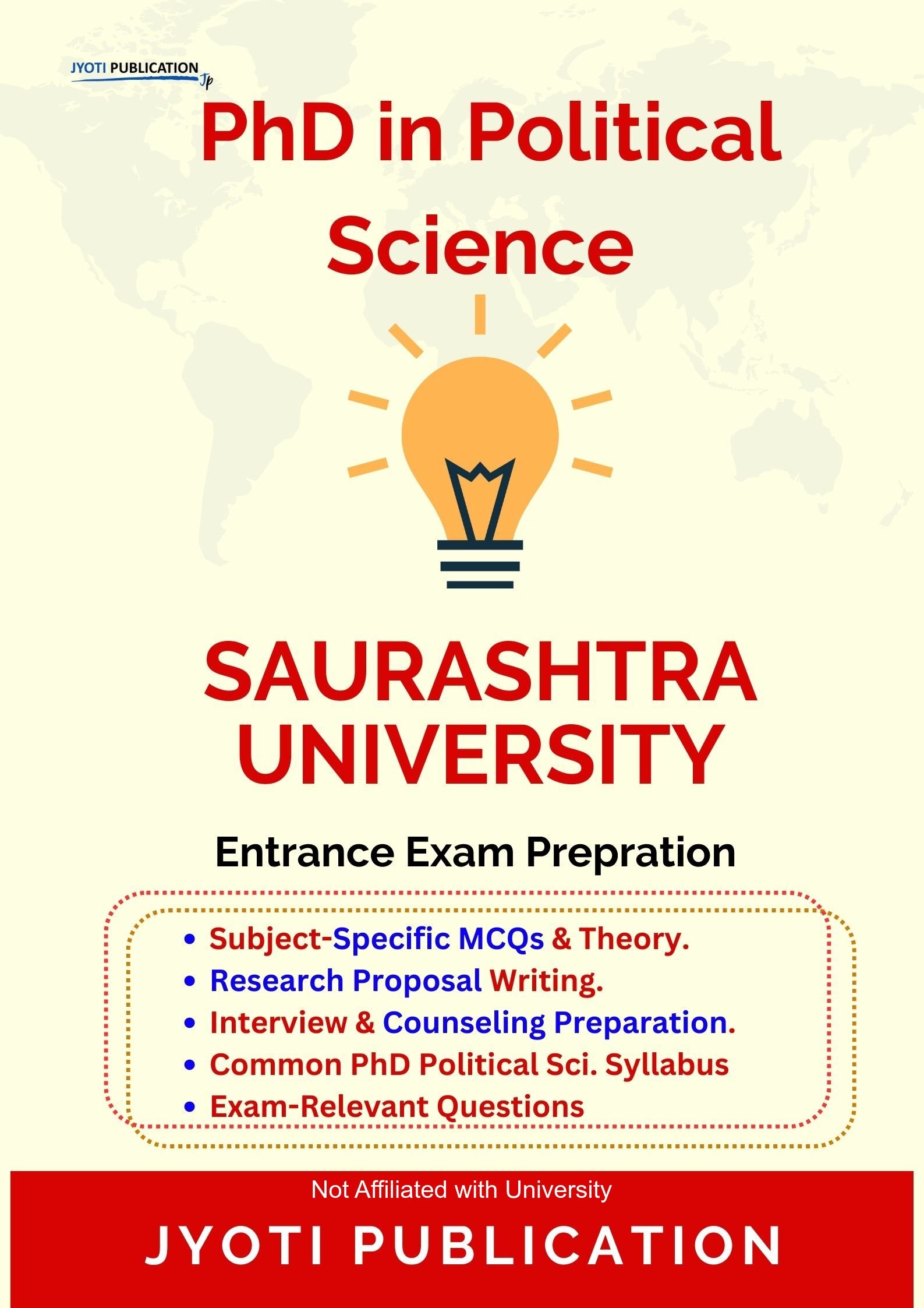Saurashtra University PhD in Political Science Entrance Exam PhD in Political Science Entrance Exam