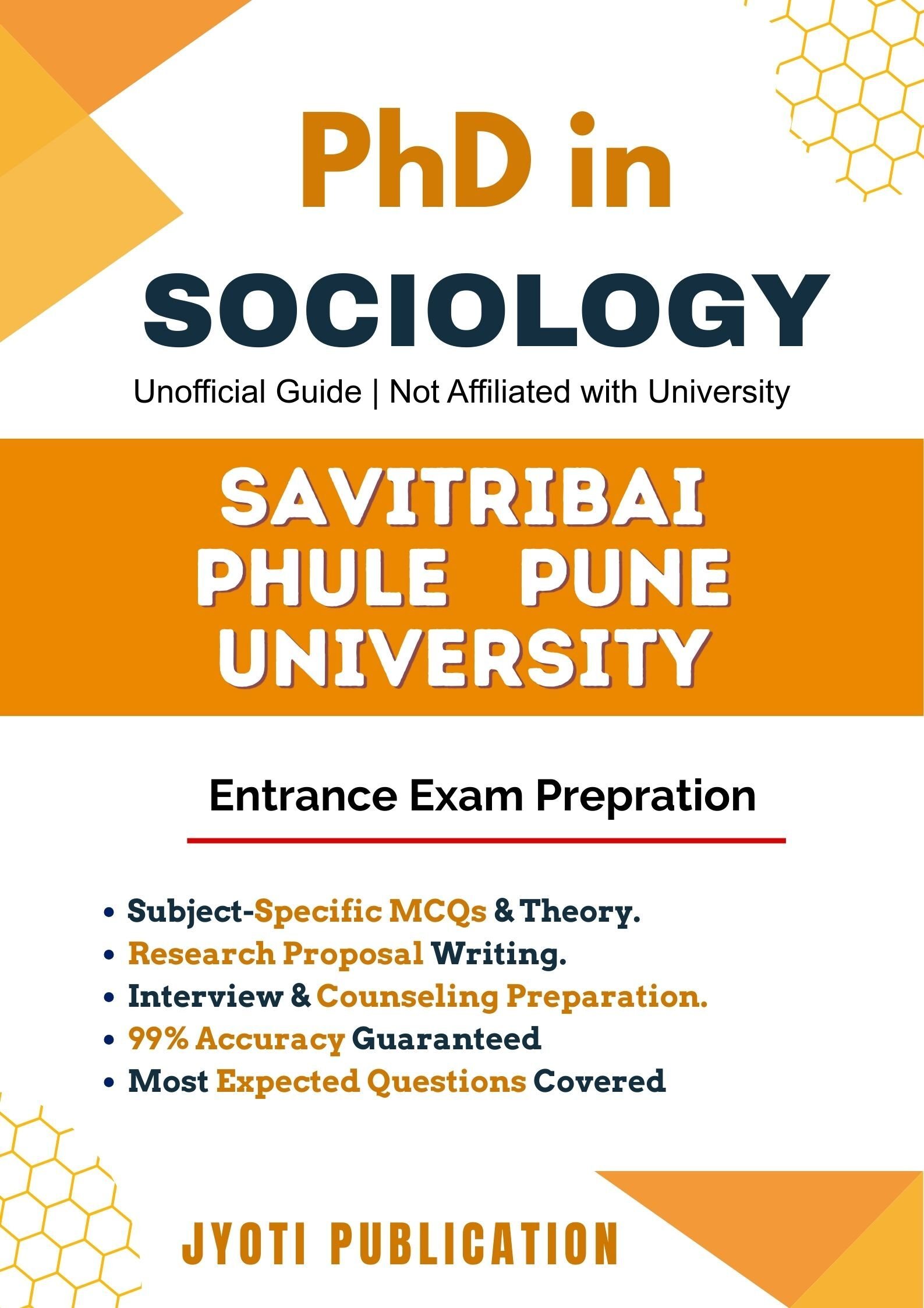 Savitribai Phule Pune University PhD in Sociology Entrance Exam