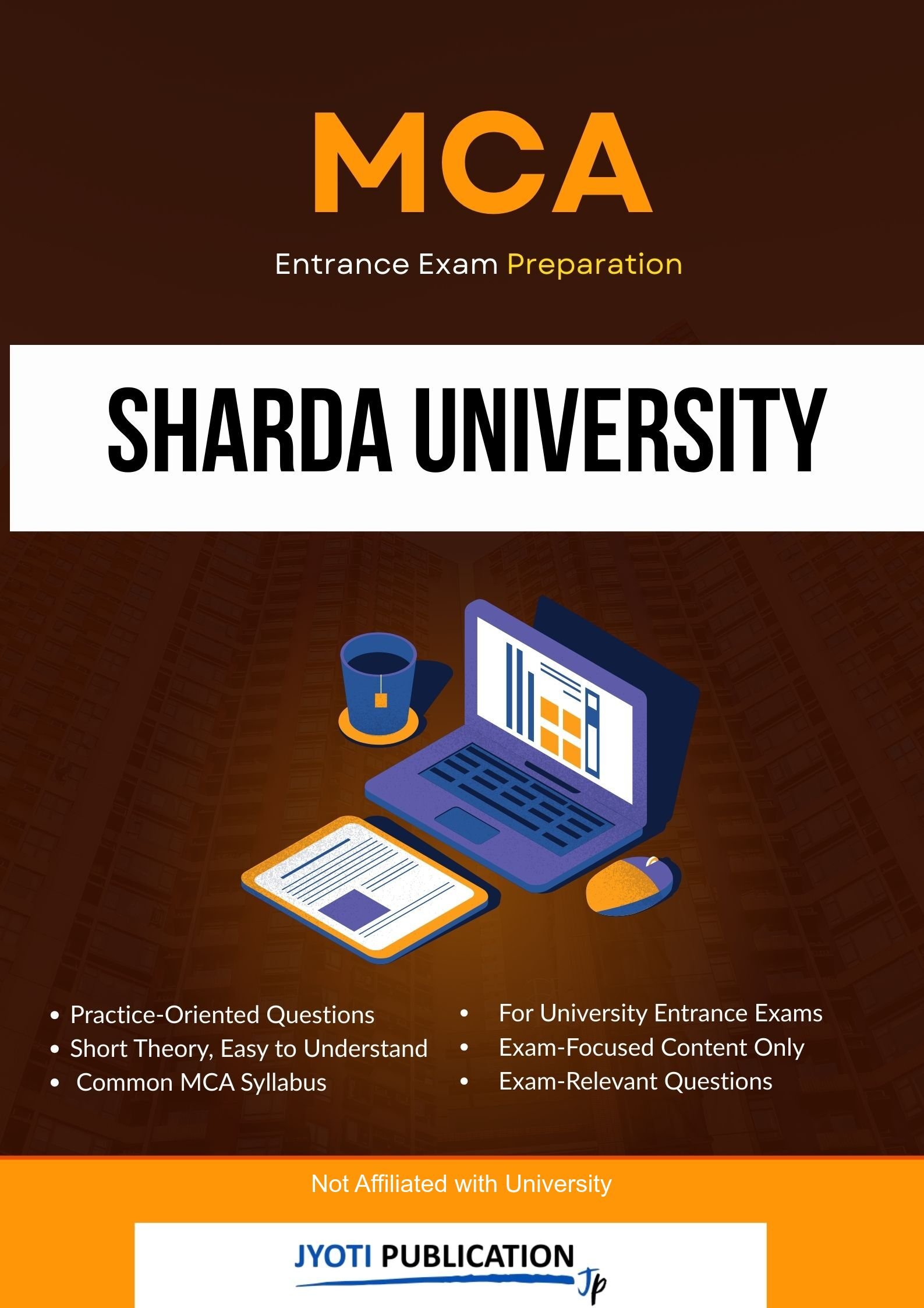 Sharda University MCA Entrance Exam Preparation book