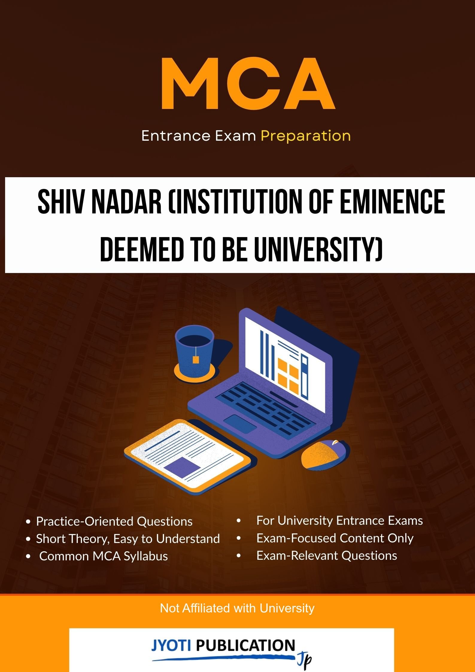 Shiv Nadar (Institution of Eminence Deemed to be University) MCA Entrance Exam Preparation book