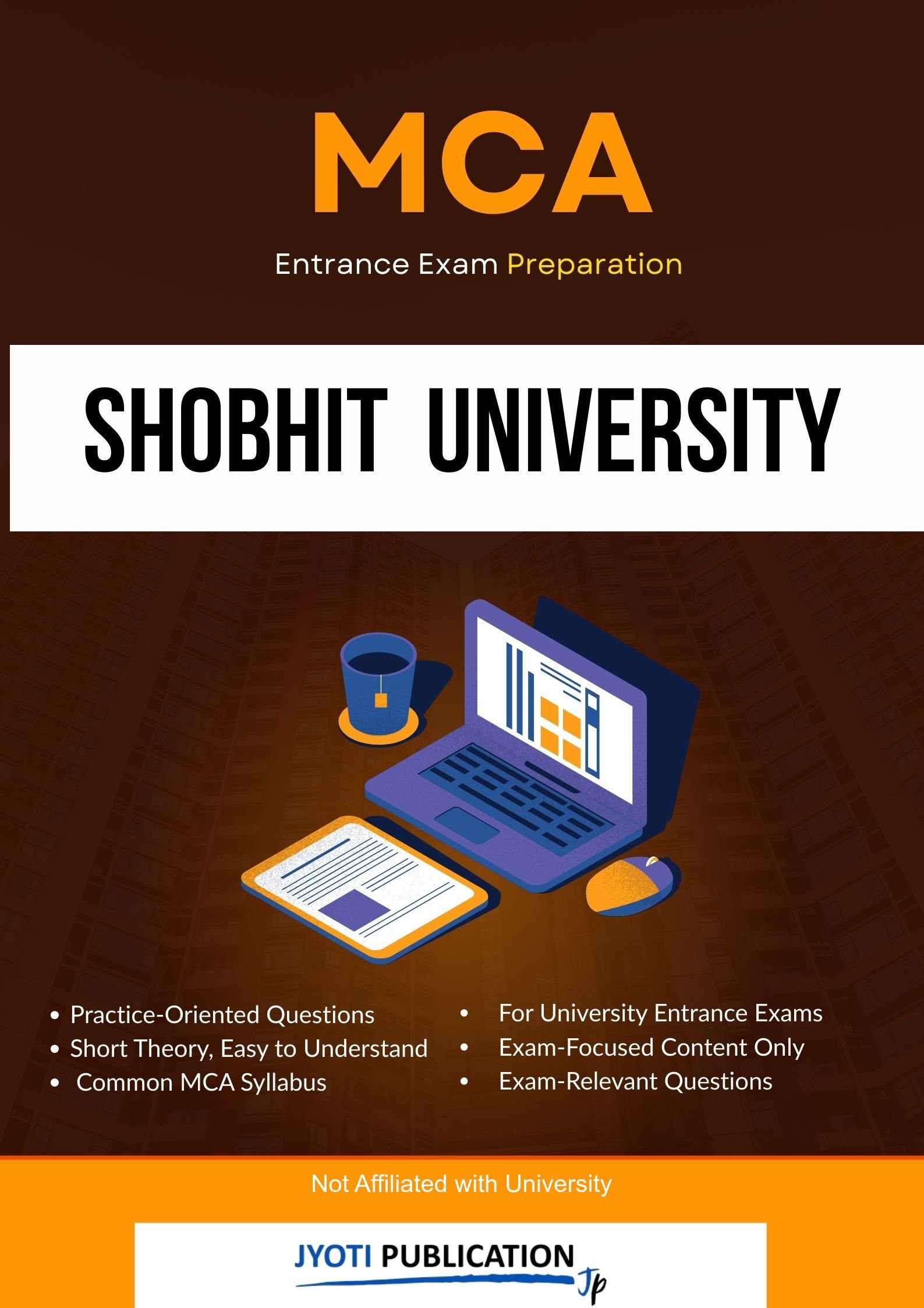 Shobhit University MCA Entrance Exam Preparation book