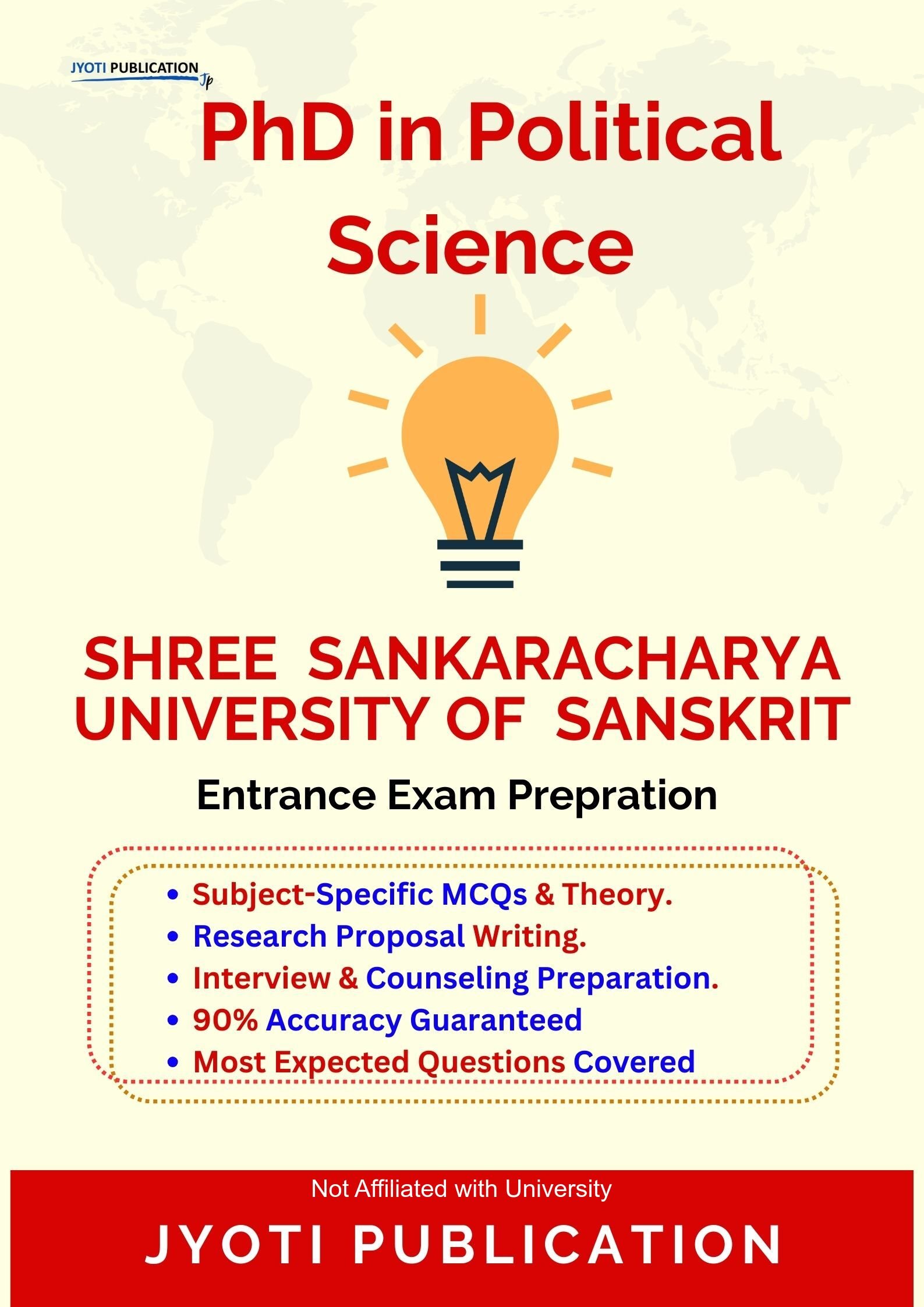 Shree Sankaracharya University of Sanskrit PhD in Political Science Entrance Exam PhD in Political Science Entrance Exam