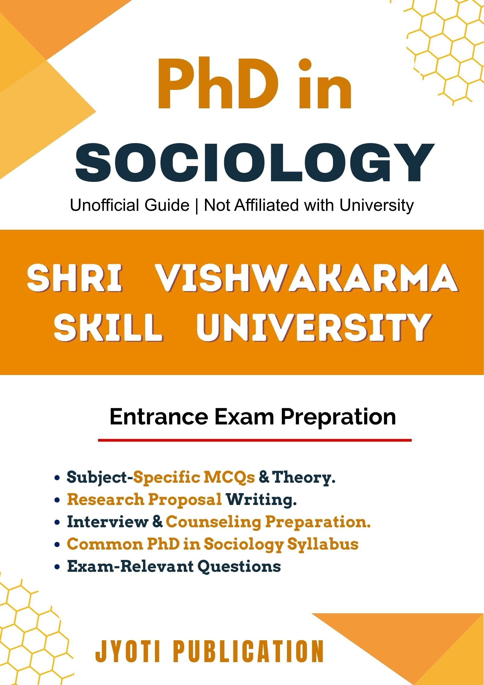 Shri Vishwakarma Skill University PhD in Sociology Entrance Exam