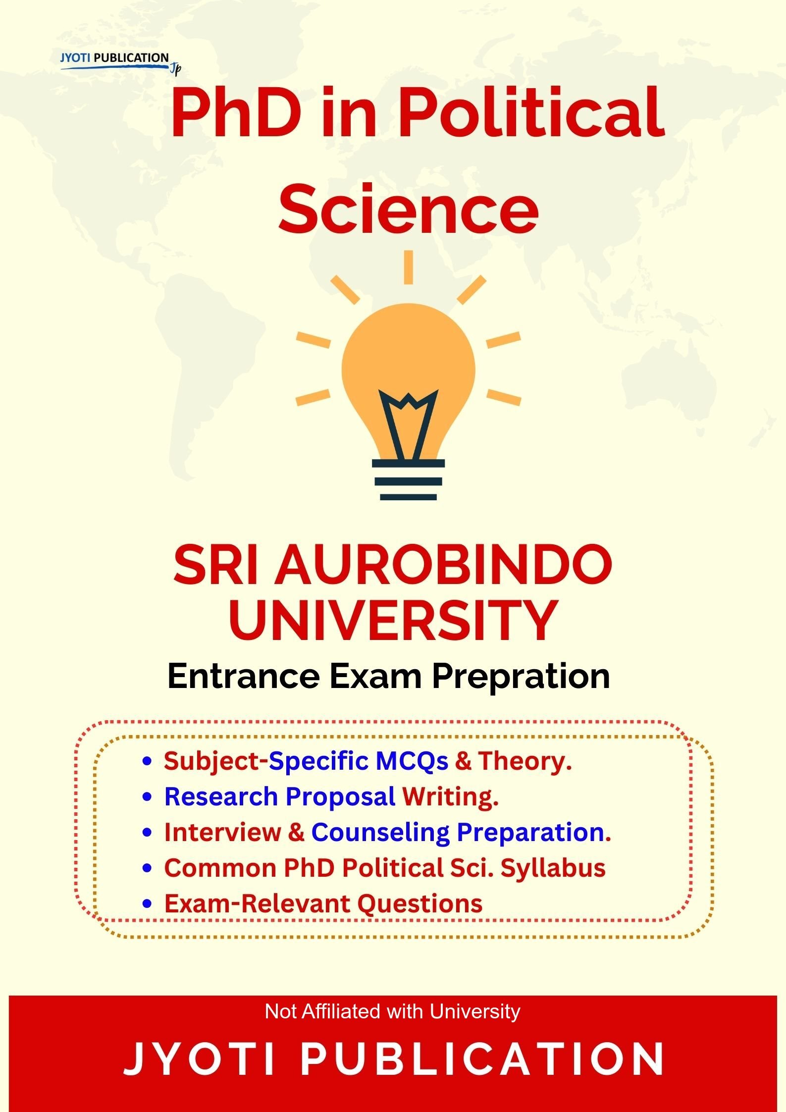 Sri Aurobindo University PhD in Political Science Entrance Exam PhD in Political Science Entrance Exam