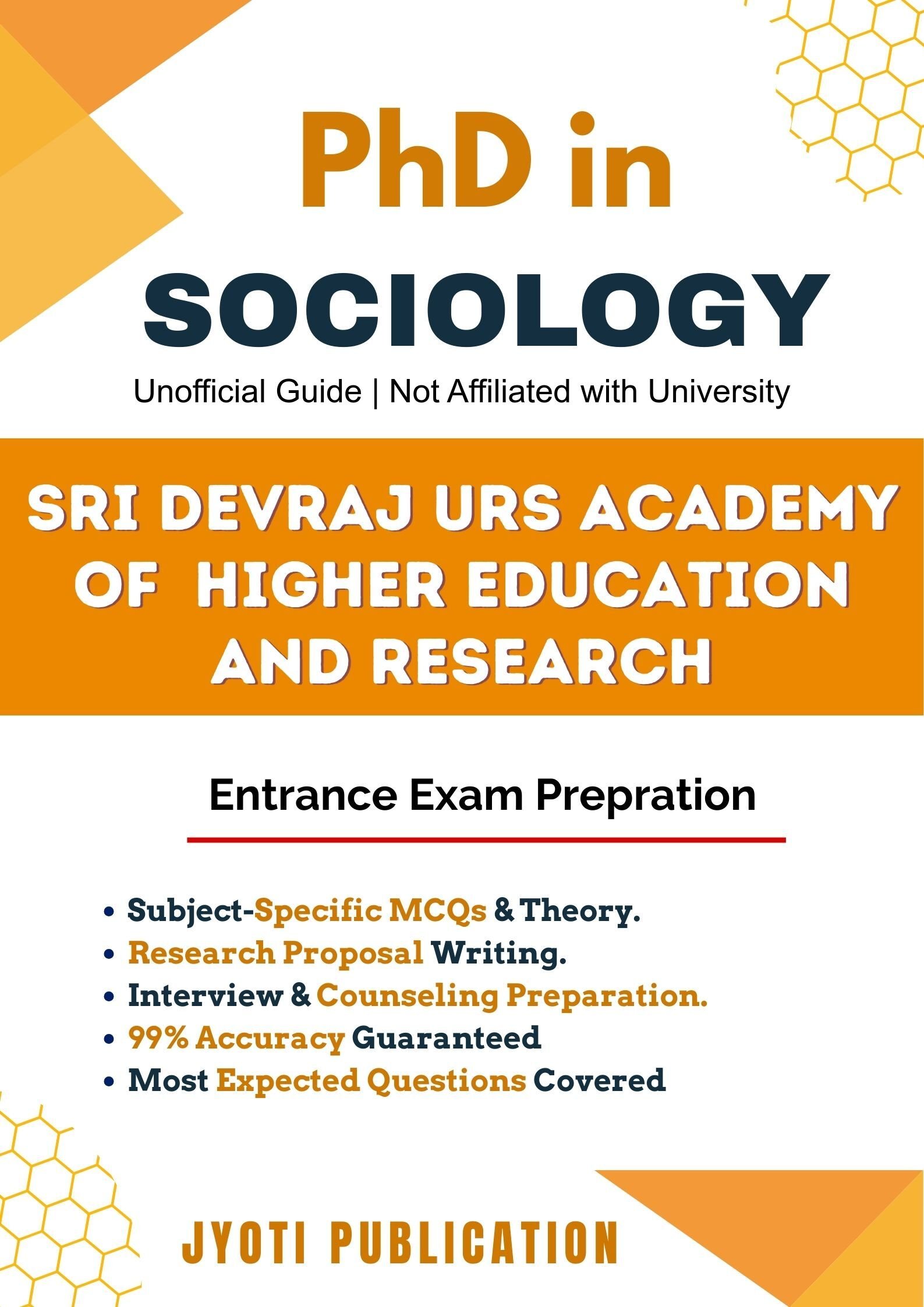 Sri Devraj Urs Academy of Higher Education and Research PhD in Sociology Entrance Exam