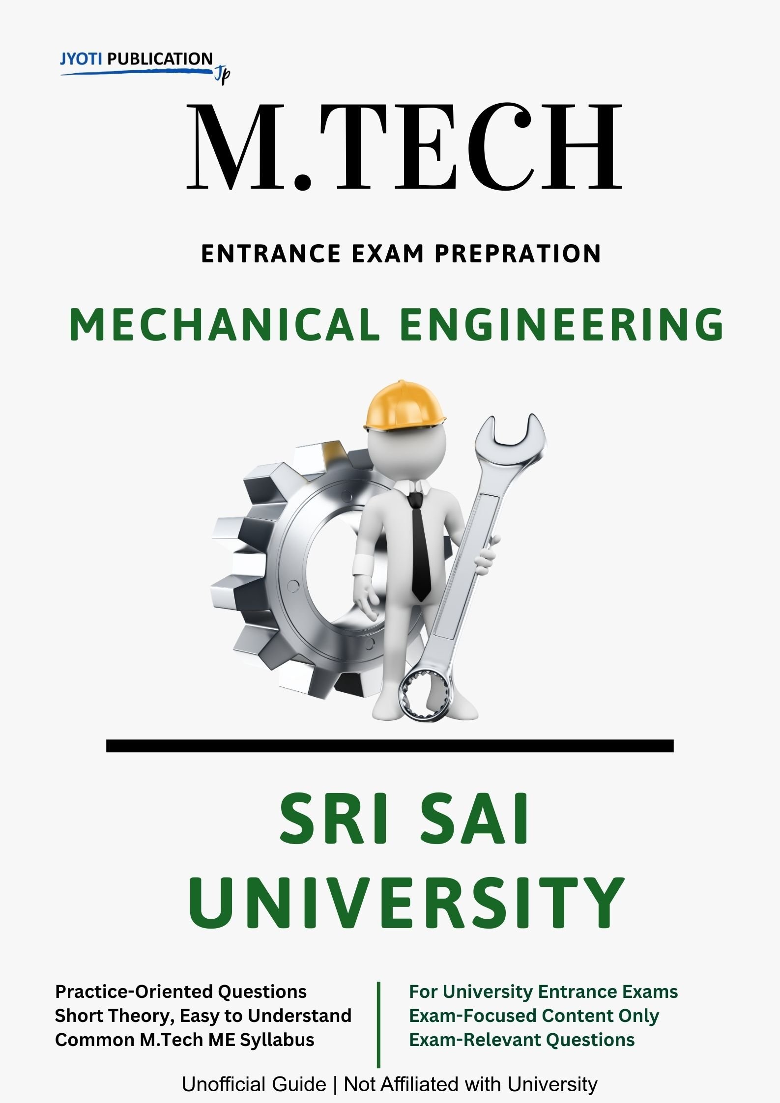 Sri Sai University M.Tech in Mechanical Engineering Entrance Exam