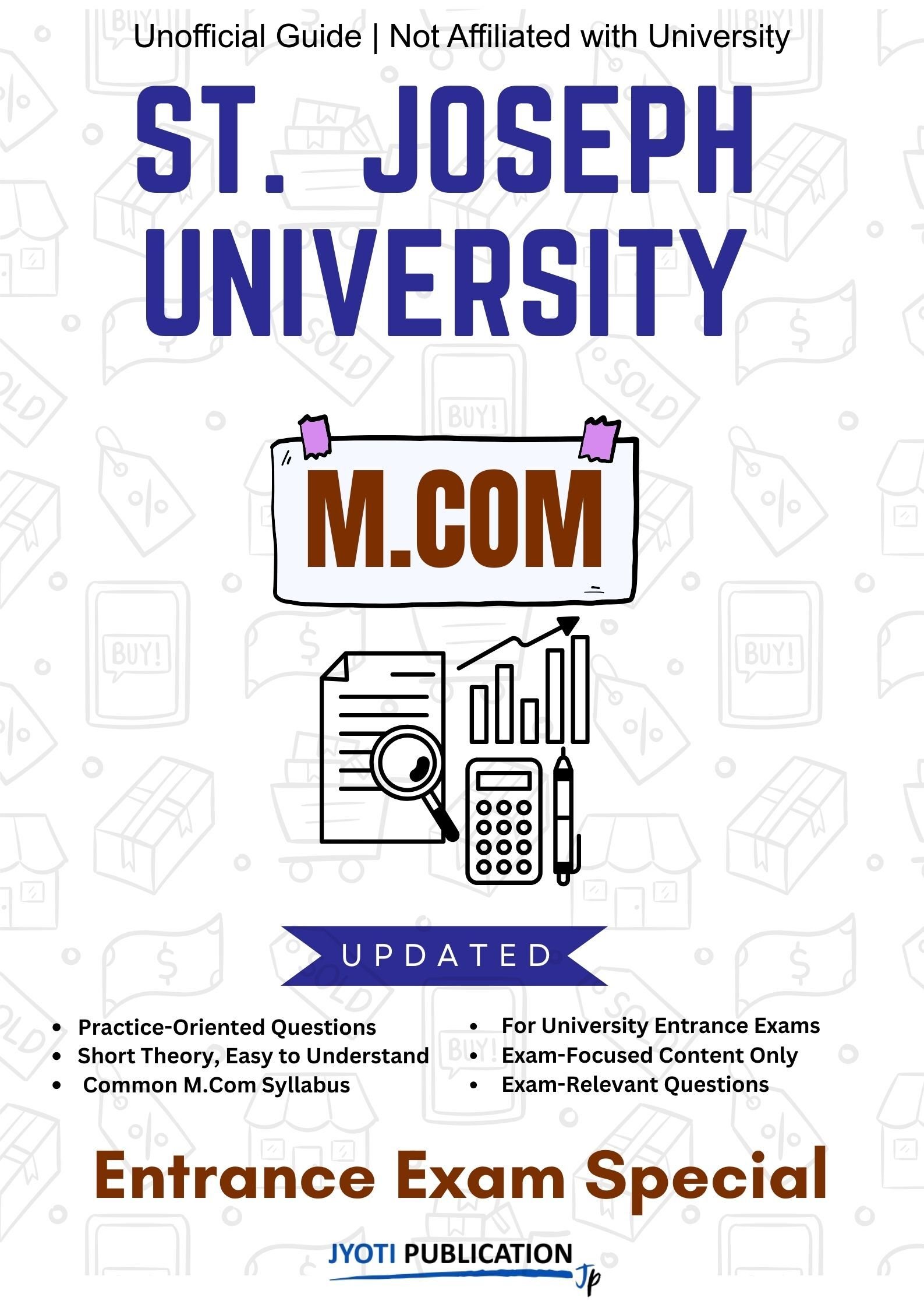 St. Joseph University M.Com Entrance Exam